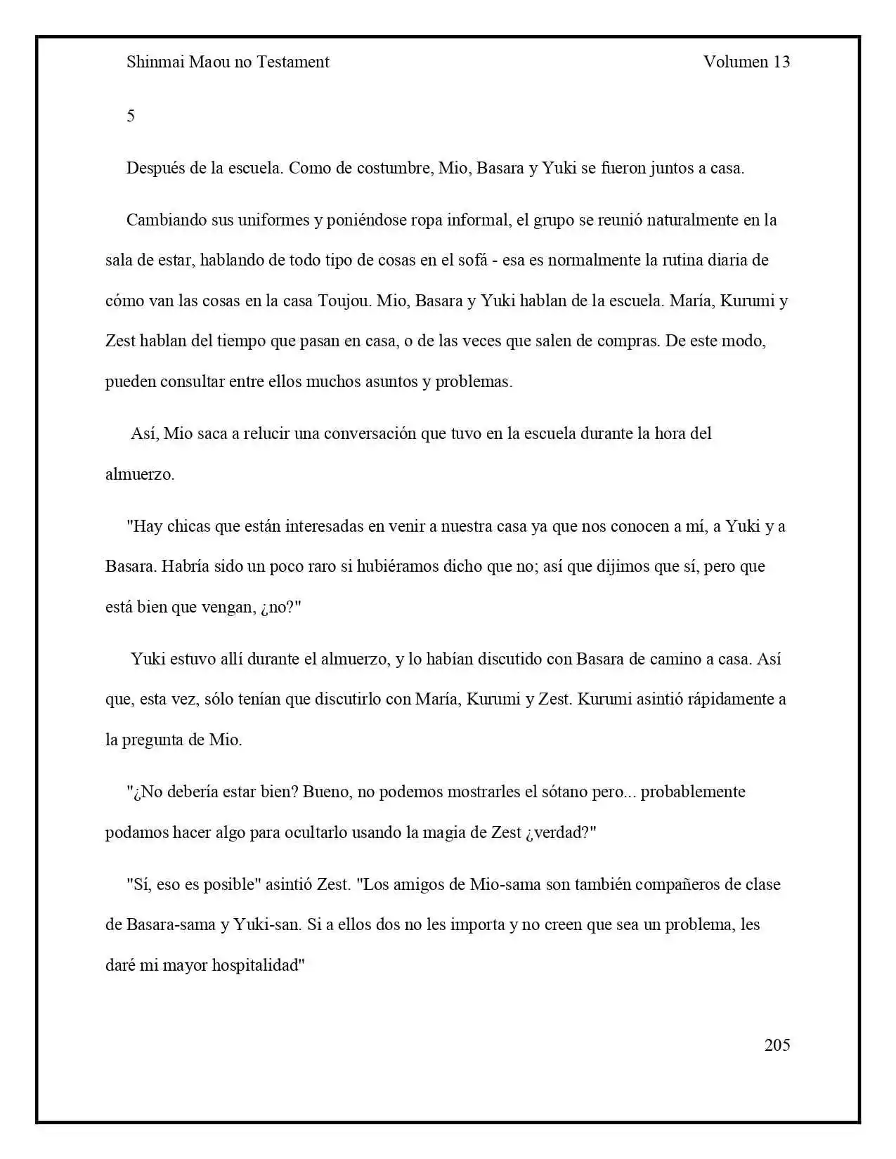 Shinmai Maou No Testament (Novela) (Novela) - Capítulo 69 - Página 36 - LectorTMOo