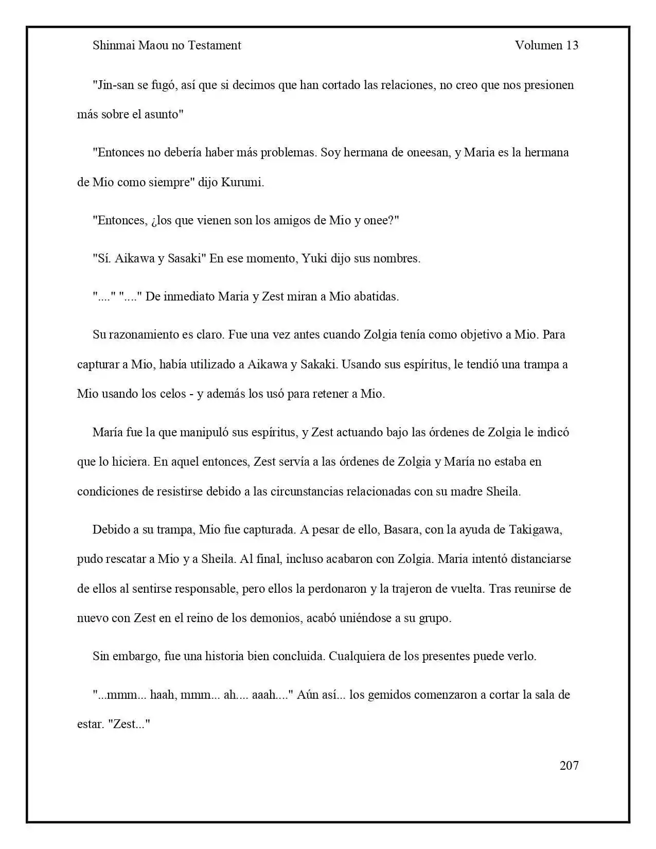 Shinmai Maou No Testament (Novela) (Novela) - Capítulo 69 - Página 38 - LectorTMOo