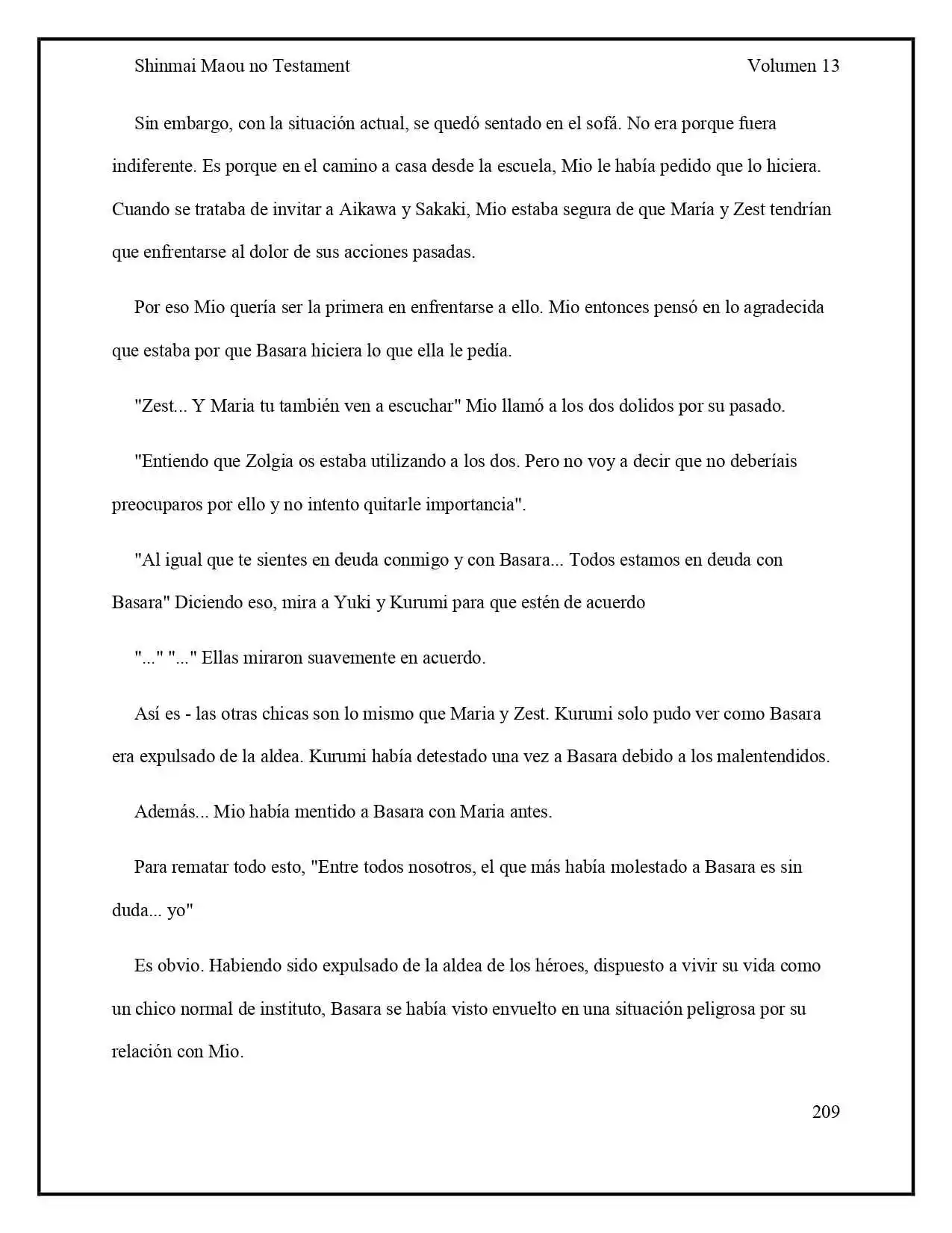 Shinmai Maou No Testament (Novela) (Novela) - Capítulo 69 - Página 40 - LectorTMOo