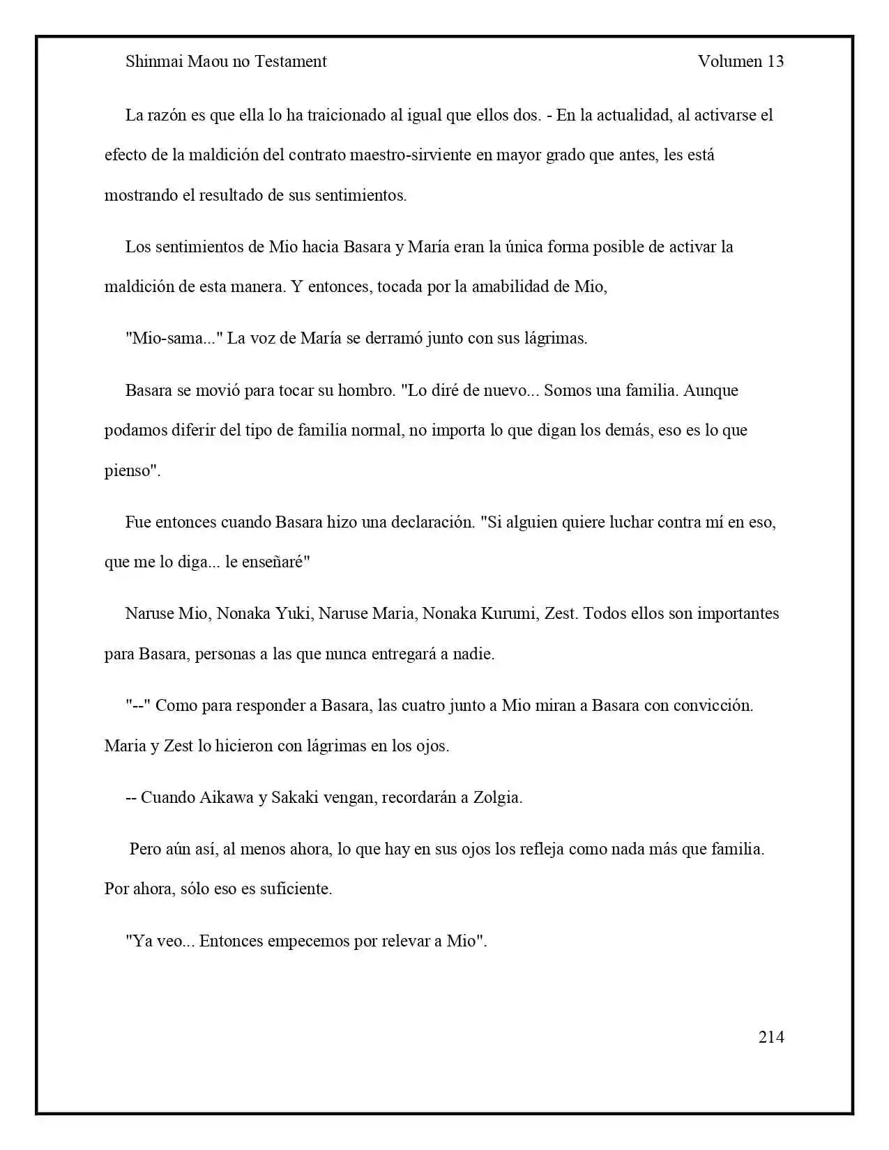 Shinmai Maou No Testament (Novela) (Novela) - Capítulo 69 - Página 45 - LectorTMOo