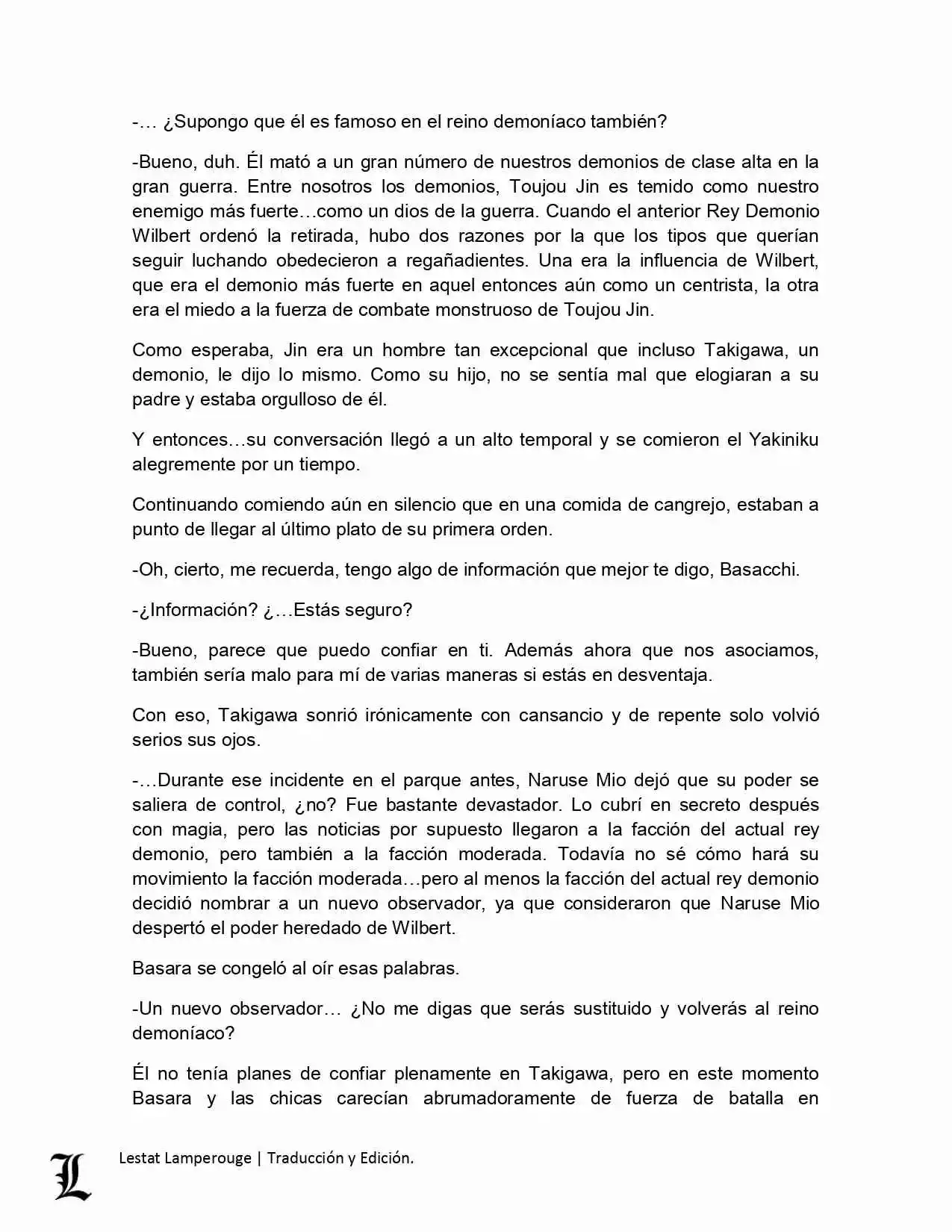 Shinmai Maou No Testament (Novela) (Novela) - Capítulo 7 - Página 4 - LectorTMOo