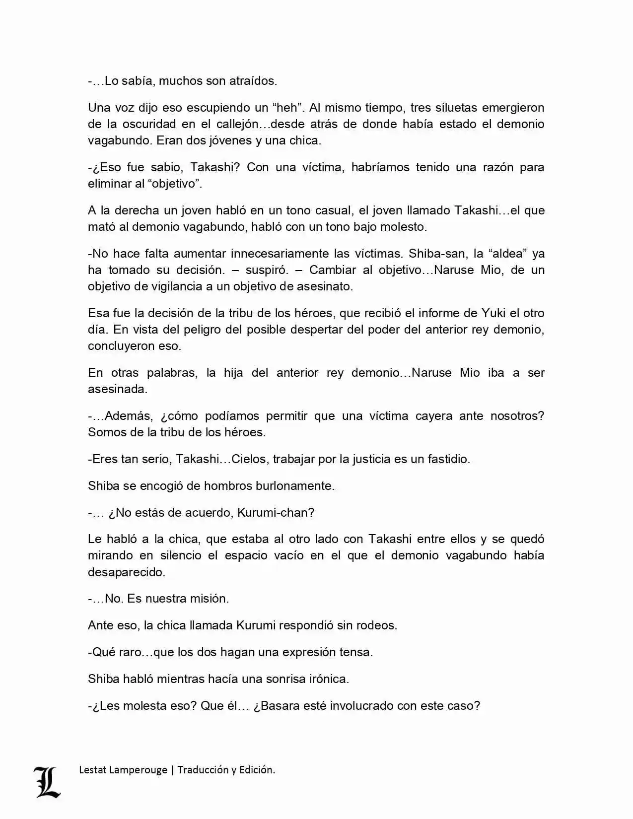 Shinmai Maou No Testament (Novela) (Novela) - Capítulo 7 - Página 34 - LectorTMOo