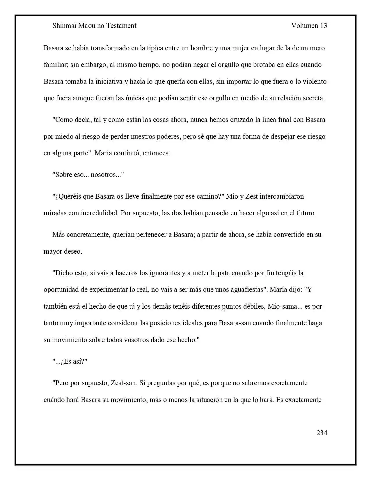 Shinmai Maou No Testament (Novela) (Novela) - Capítulo 71 - Página 4 - LectorTMOo