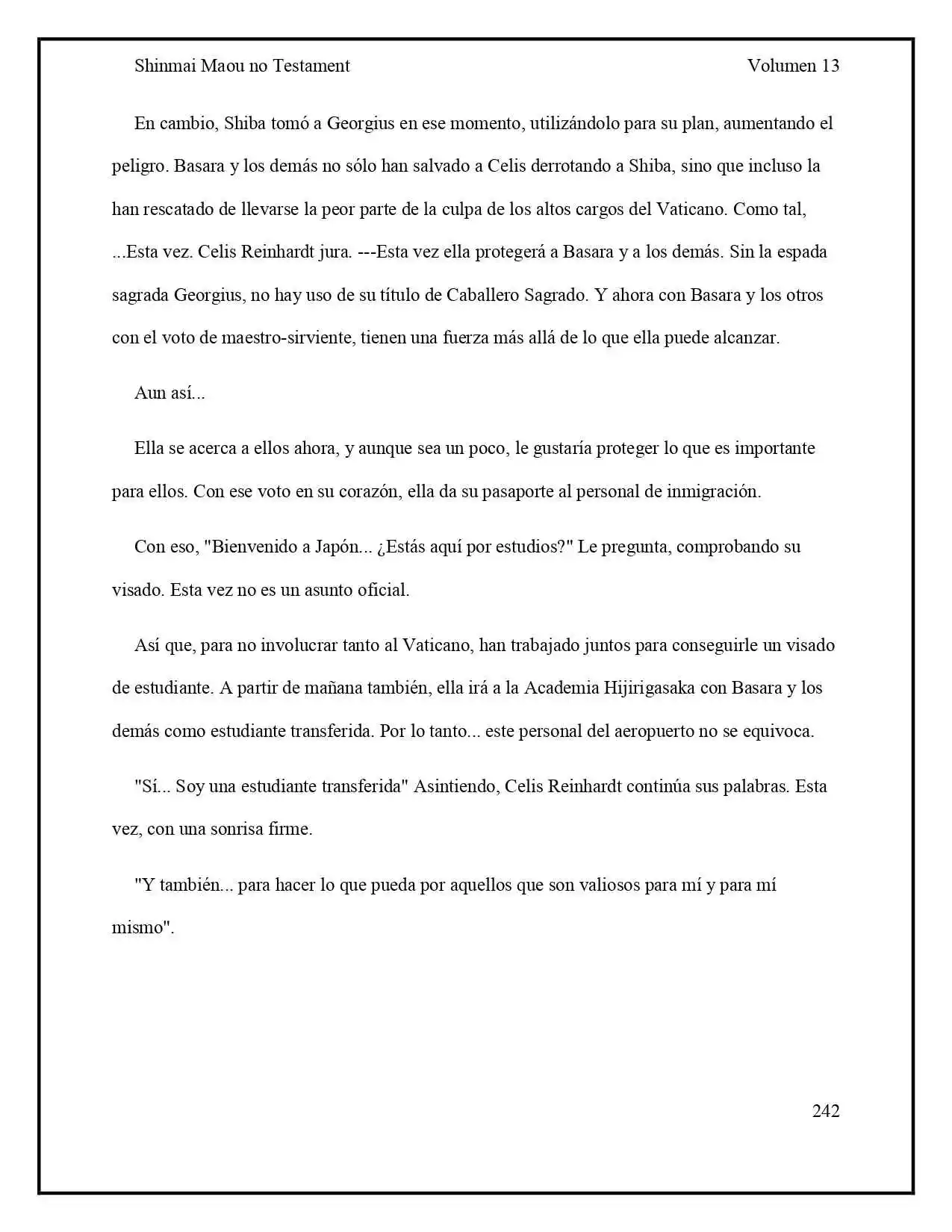 Shinmai Maou No Testament (Novela) (Novela) - Capítulo 72 - Página 3 - LectorTMOo