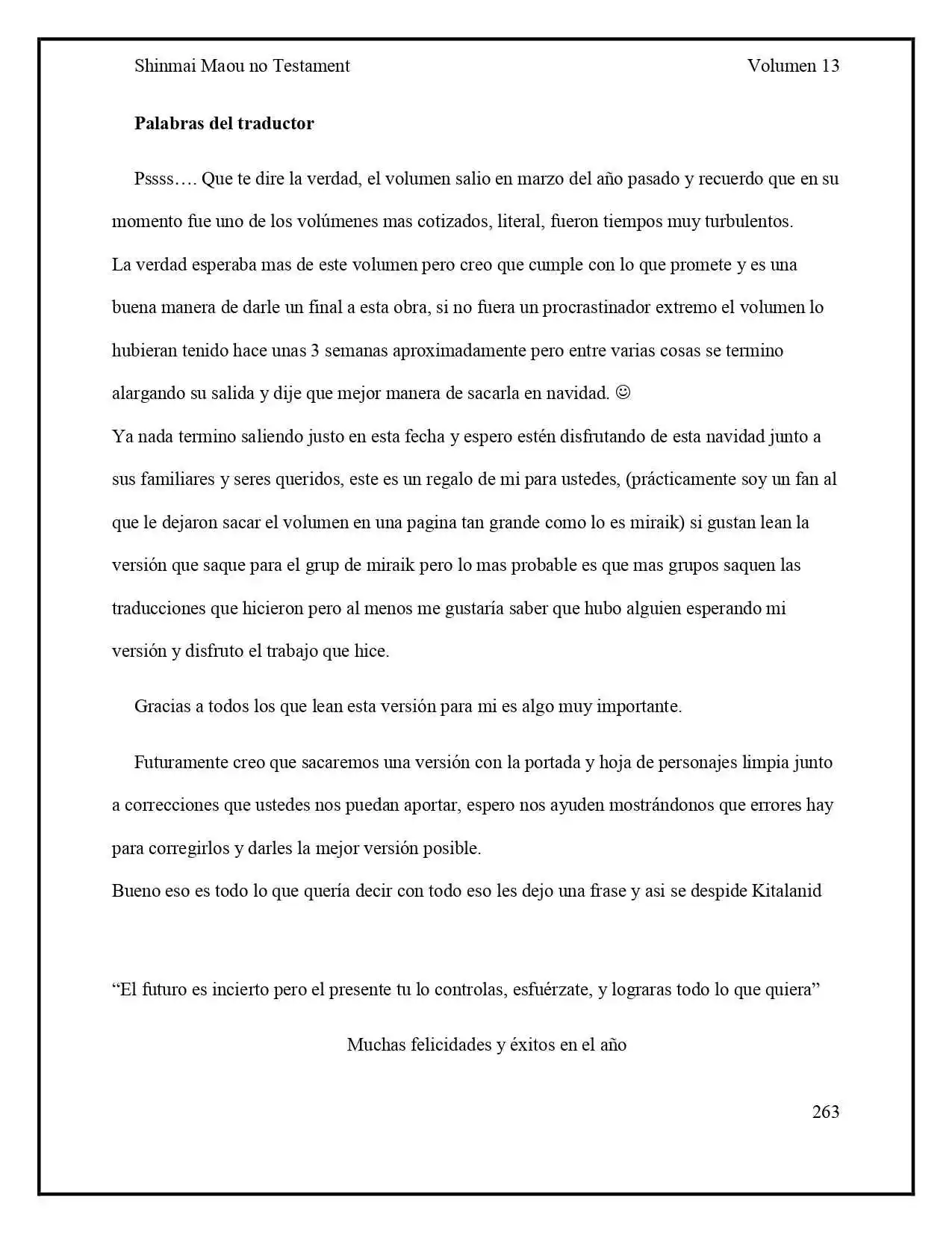 Shinmai Maou No Testament (Novela) (Novela) - Capítulo 75 - Página 11 - LectorTMOo