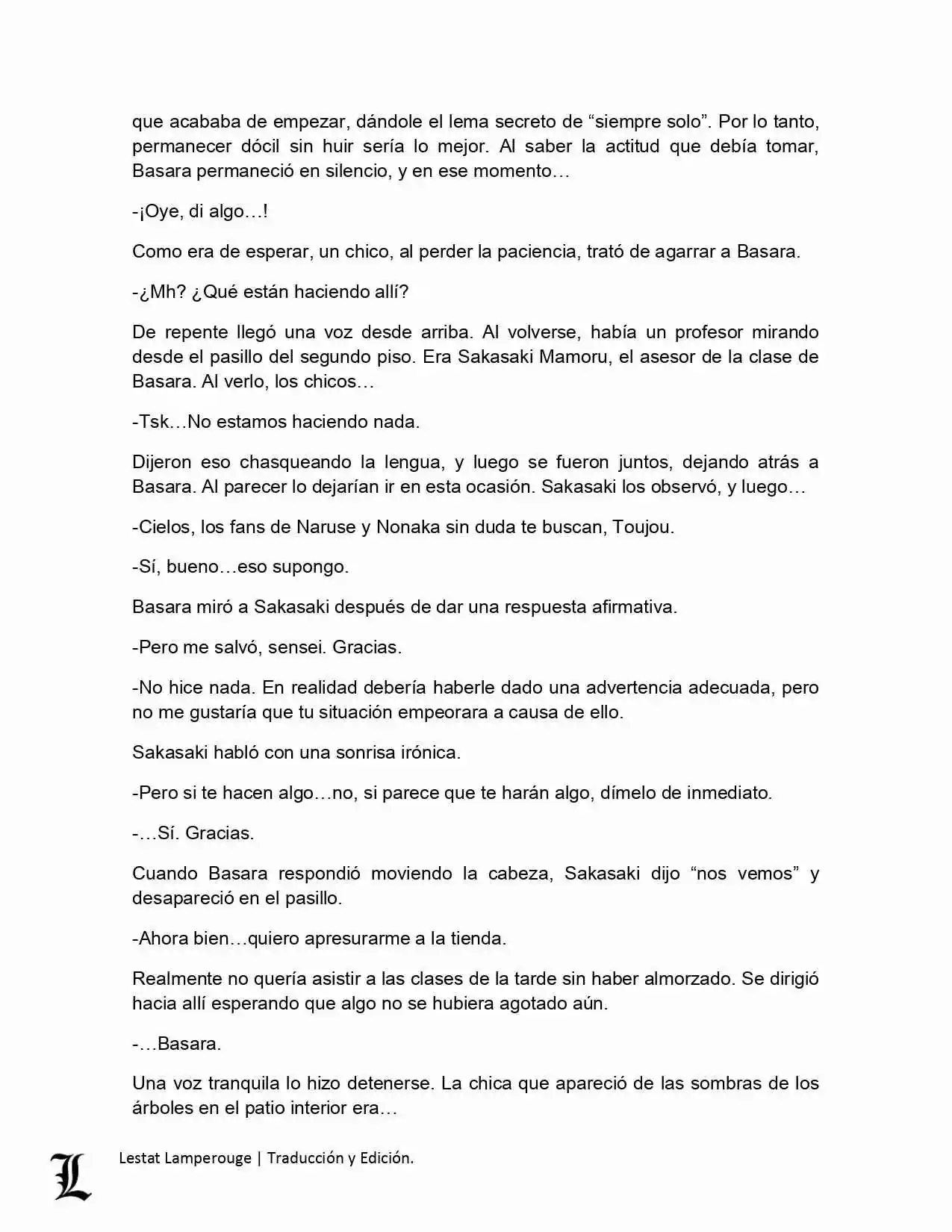 Shinmai Maou No Testament (Novela) (Novela) - Capítulo 8 - Página 3 - LectorTMOo