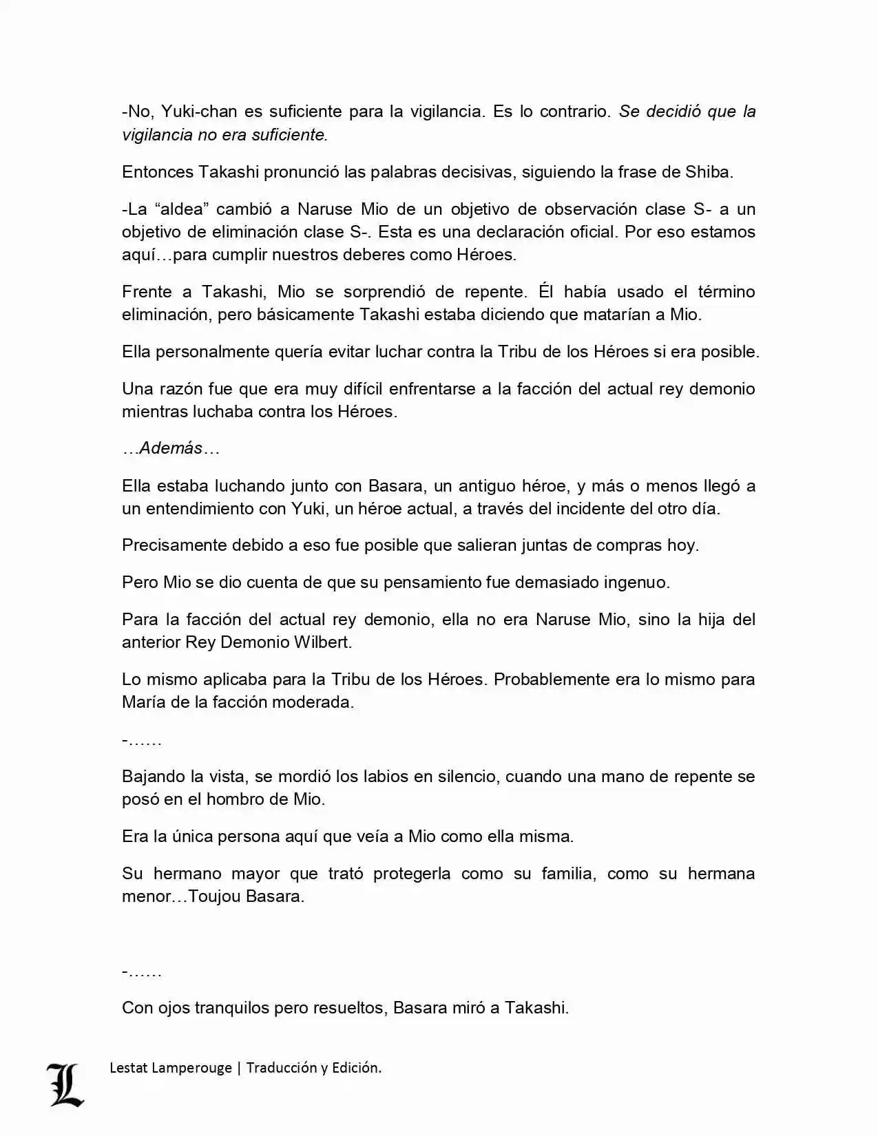 Shinmai Maou No Testament (Novela) (Novela) - Capítulo 8 - Página 33 - LectorTMOo