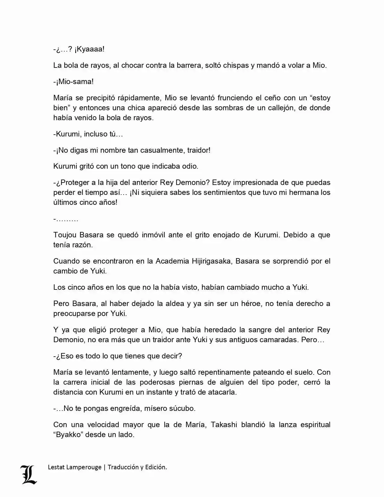 Shinmai Maou No Testament (Novela) (Novela) - Capítulo 8 - Página 35 - LectorTMOo