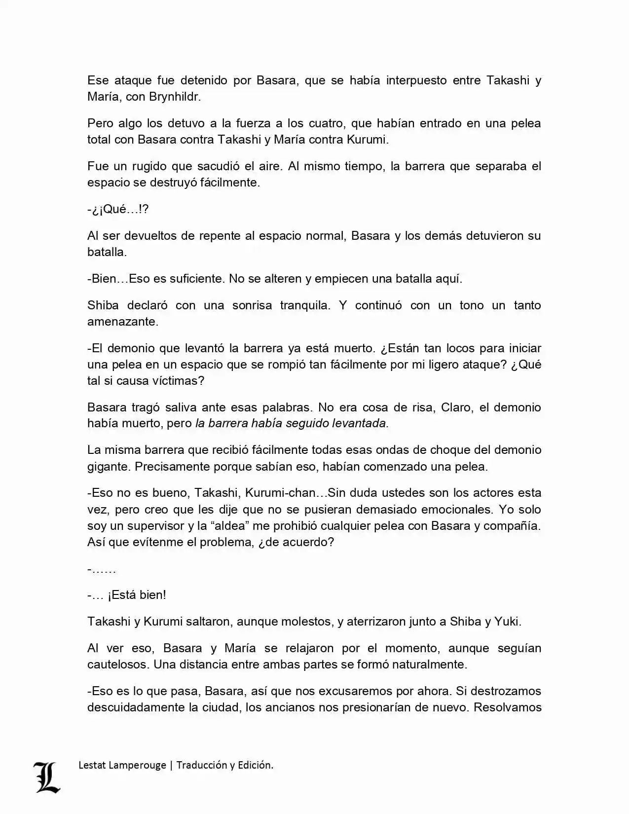 Shinmai Maou No Testament (Novela) (Novela) - Capítulo 8 - Página 36 - LectorTMOo