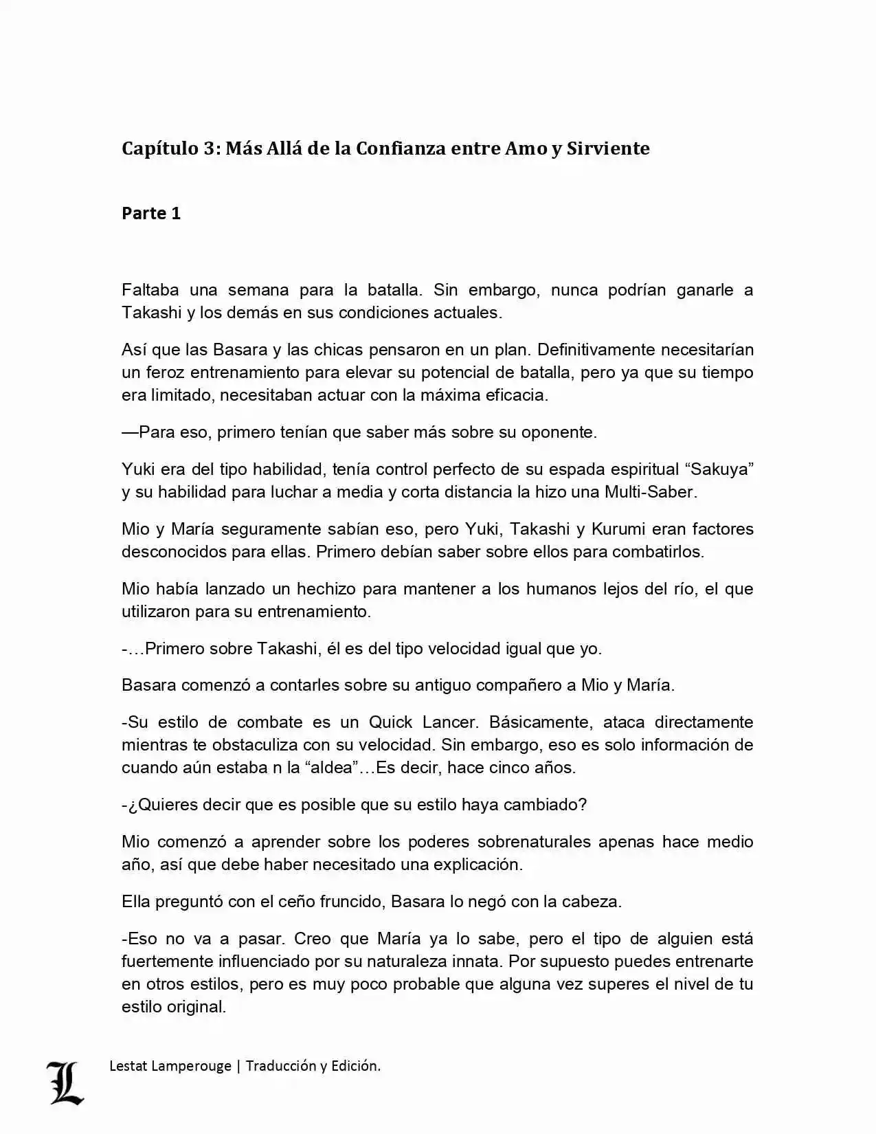 Shinmai Maou No Testament (Novela) (Novela) - Capítulo 9 - Página 1 - LectorTMOo