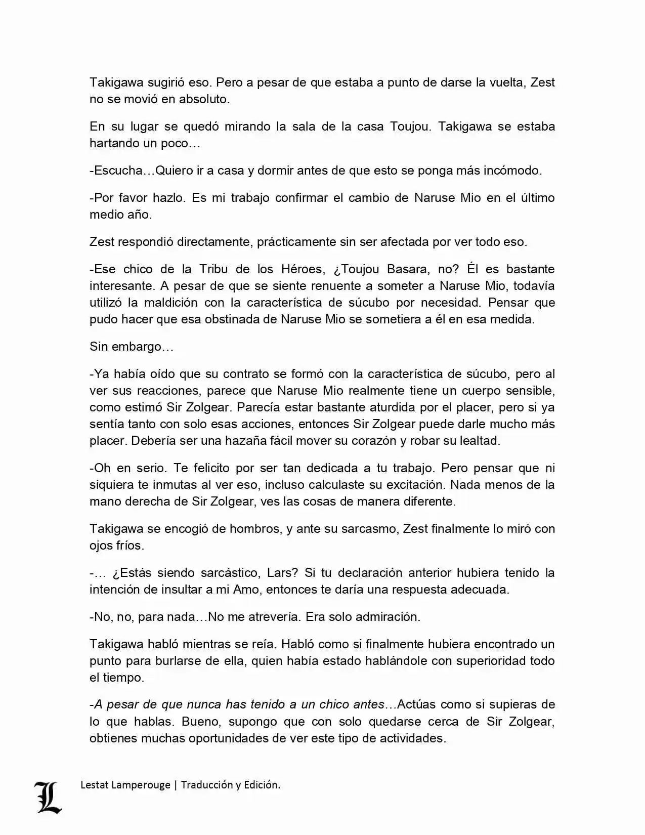 Shinmai Maou No Testament (Novela) (Novela) - Capítulo 9 - Página 34 - LectorTMOo