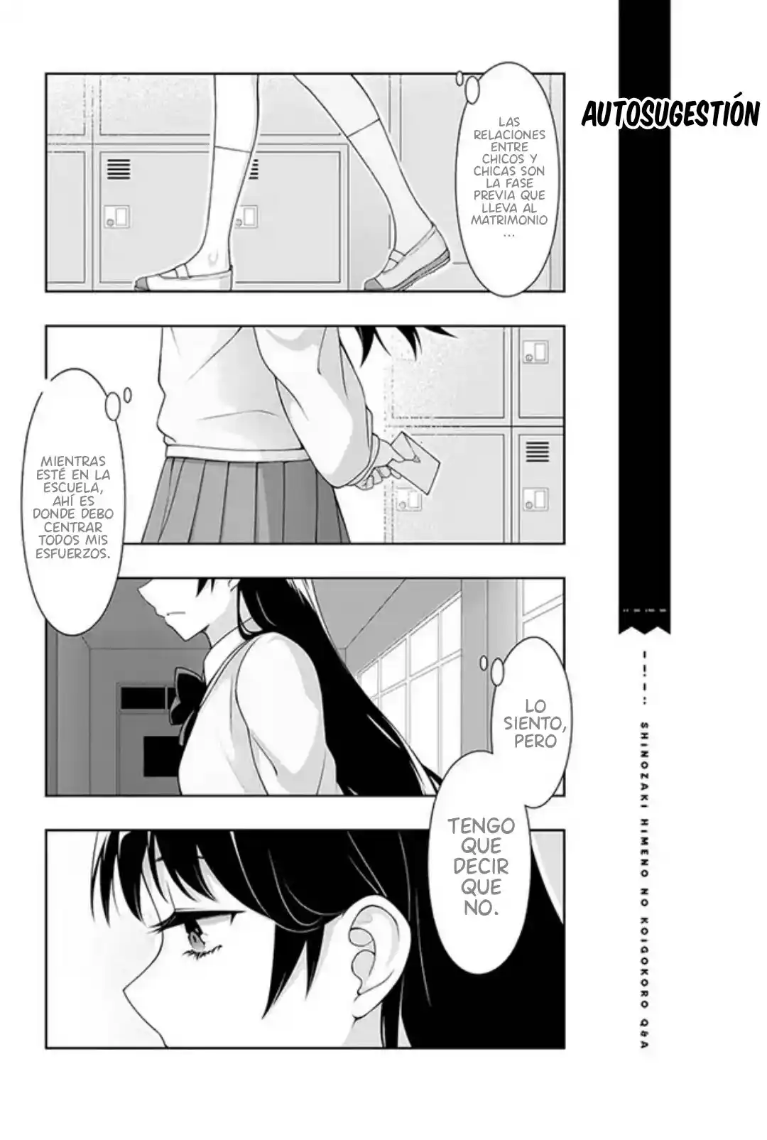 Shinozaki Himeno No Koigokoro Q&A - Capítulo 1 - Página 3 - LectorTMOo