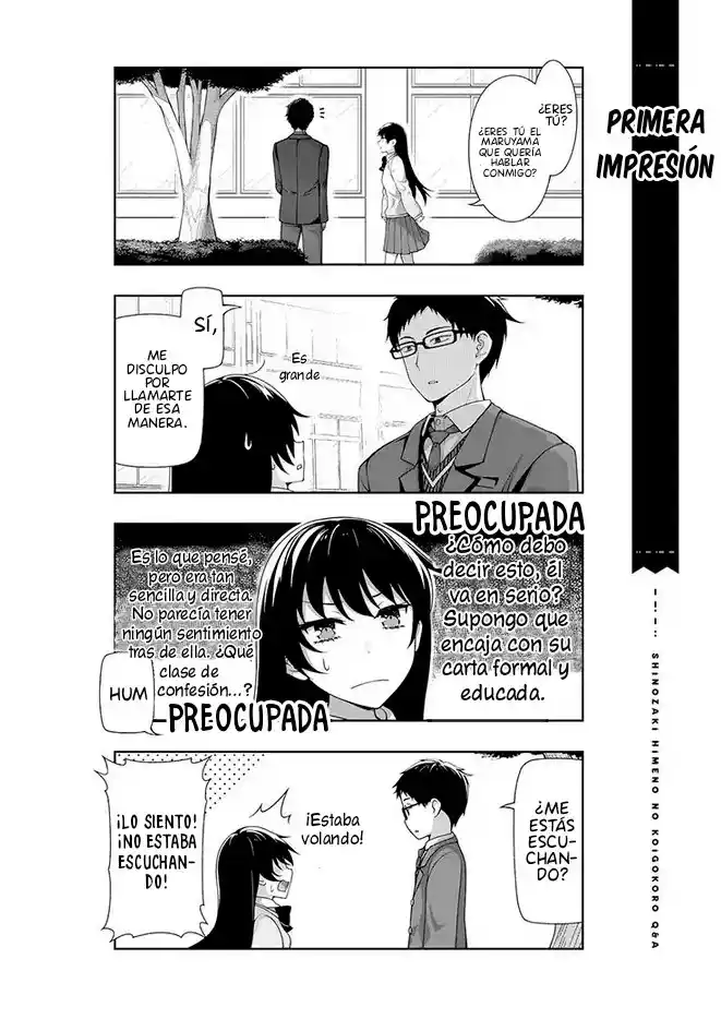 Shinozaki Himeno No Koigokoro Q&A - Capítulo 1 - Página 4 - LectorTMOo