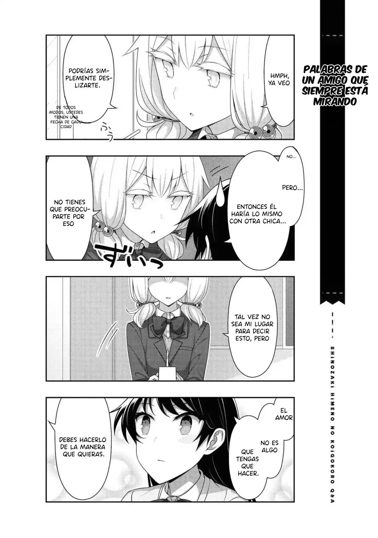 Shinozaki Himeno No Koigokoro Q&A - Capítulo 12 - Página 9 - LectorTMOo