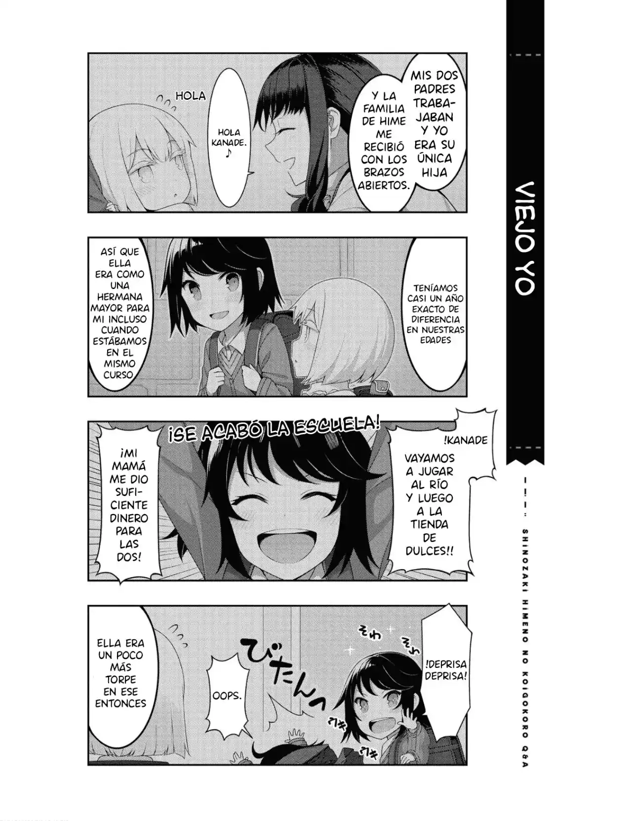 Shinozaki Himeno No Koigokoro Q&A - Capítulo 14.50 - Página 4 - LectorTMOo