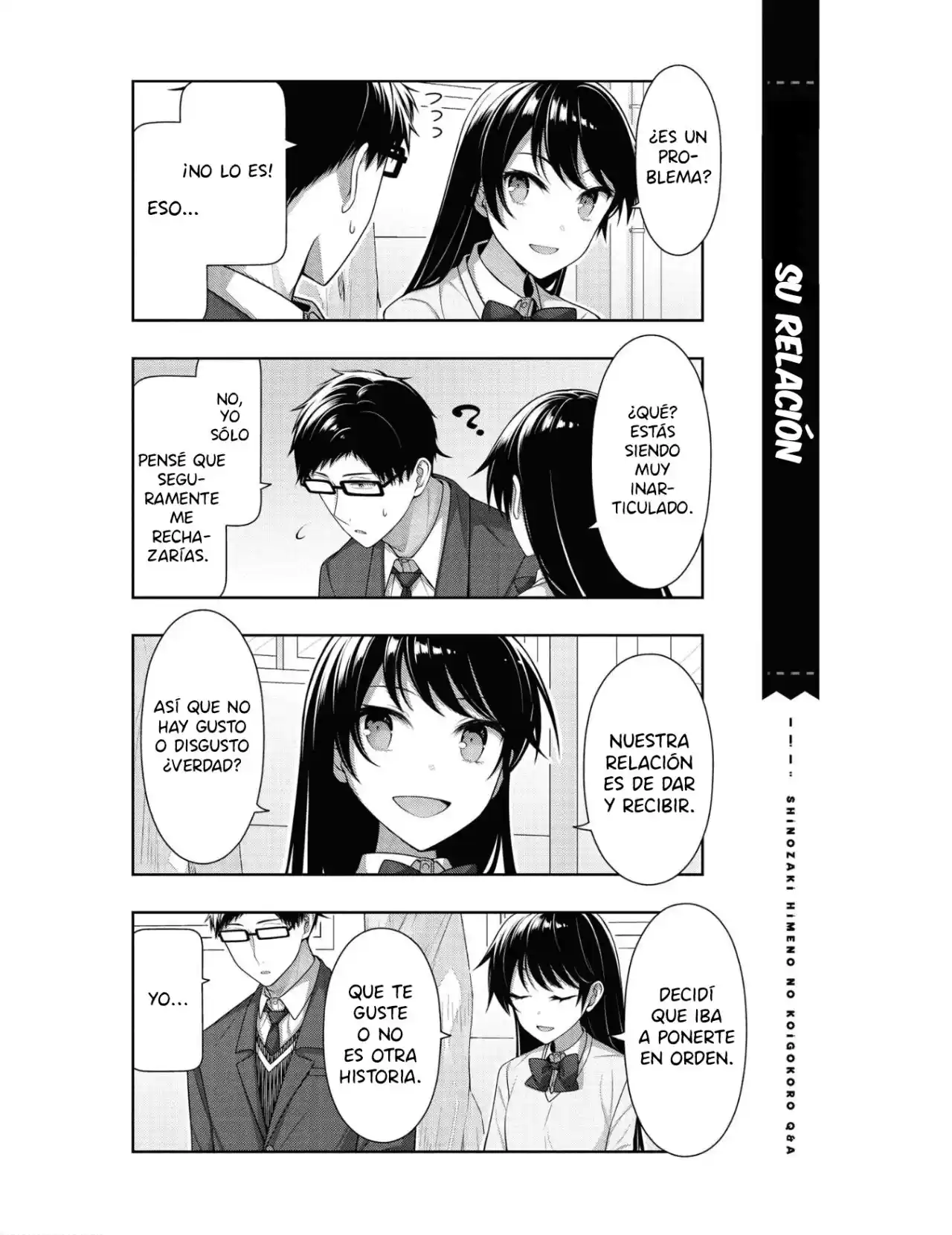 Shinozaki Himeno No Koigokoro Q&A - Capítulo 14 - Página 7 - LectorTMOo