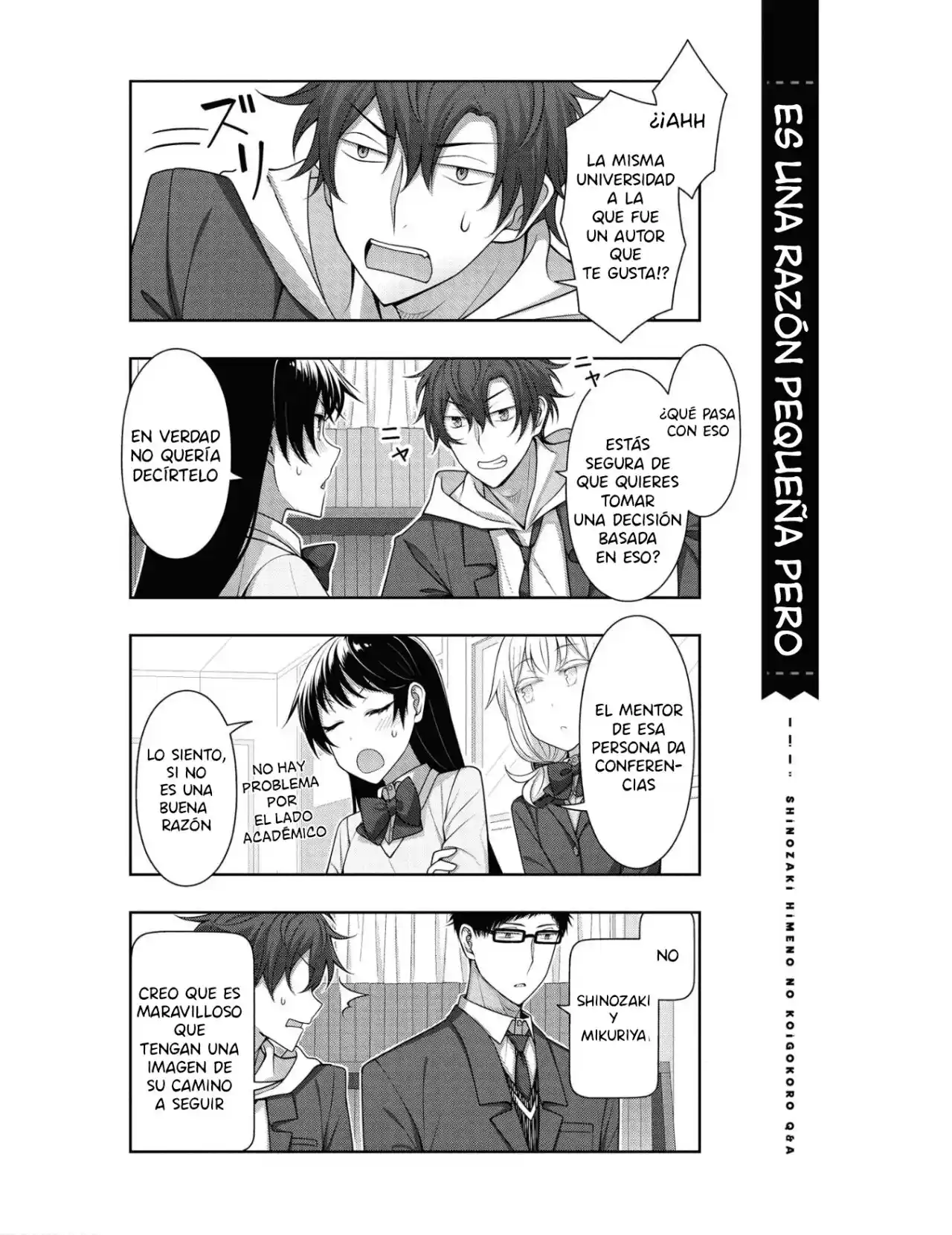 Shinozaki Himeno No Koigokoro Q&A - Capítulo 15 - Página 11 - LectorTMOo