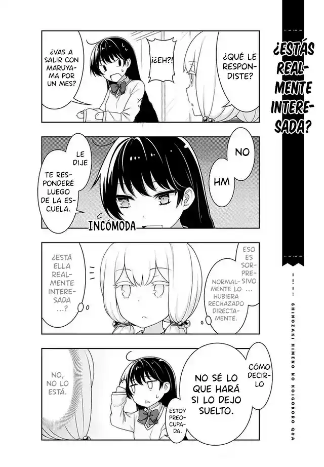 Shinozaki Himeno No Koigokoro Q&A - Capítulo 2 - Página 6 - LectorTMOo