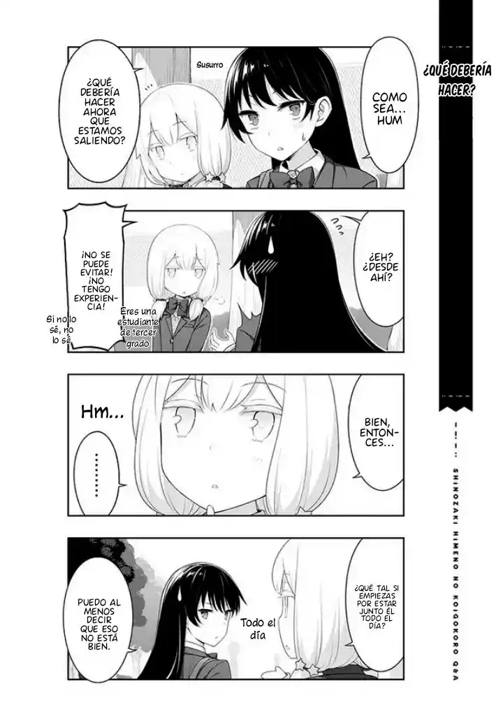 Shinozaki Himeno No Koigokoro Q&A - Capítulo 3 - Página 4 - LectorTMOo