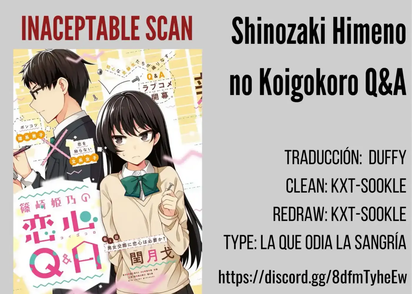 Shinozaki Himeno No Koigokoro Q&A - Capítulo 3 - Página 13 - LectorTMOo
