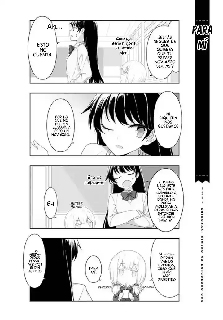 Shinozaki Himeno No Koigokoro Q&A - Capítulo 4 - Página 9 - LectorTMOo