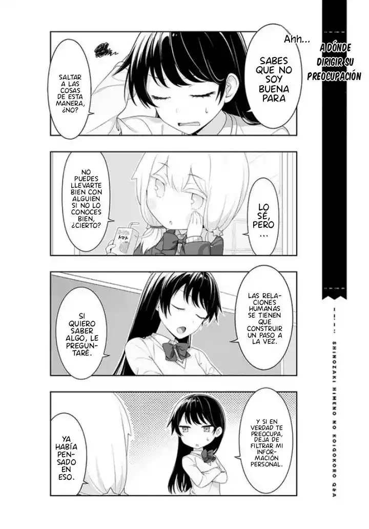 Shinozaki Himeno No Koigokoro Q&A - Capítulo 4 - Página 12 - LectorTMOo