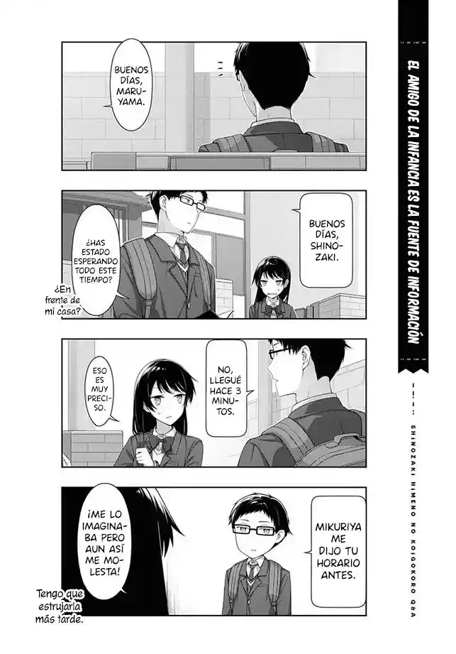 Shinozaki Himeno No Koigokoro Q&A - Capítulo 9 - Página 3 - LectorTMOo