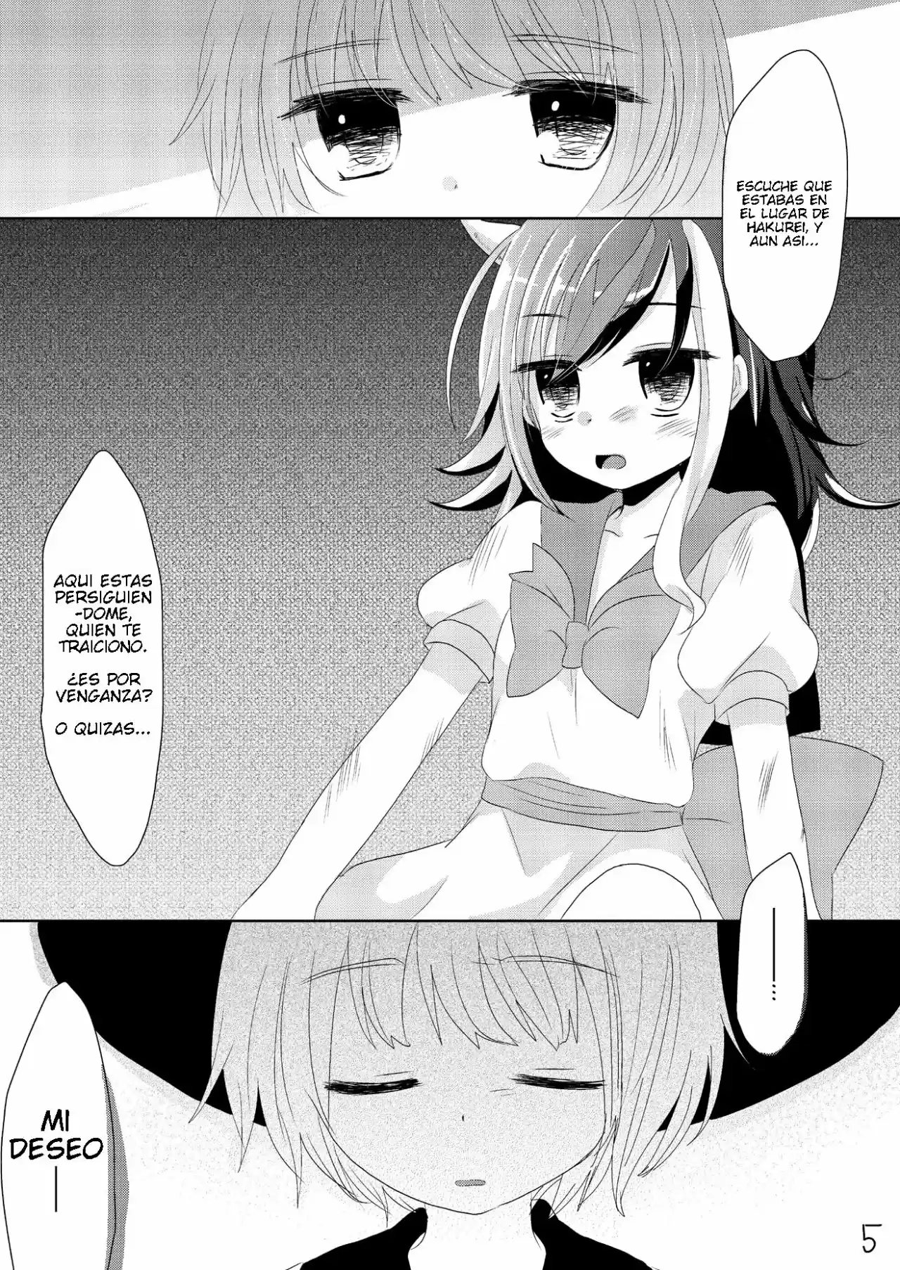 Shinyome Seija Wa Kyou Mo Ichinichi Kigen Ga Warui (Touhou Project) - Capítulo 1 - Página 4 - LectorTMOo