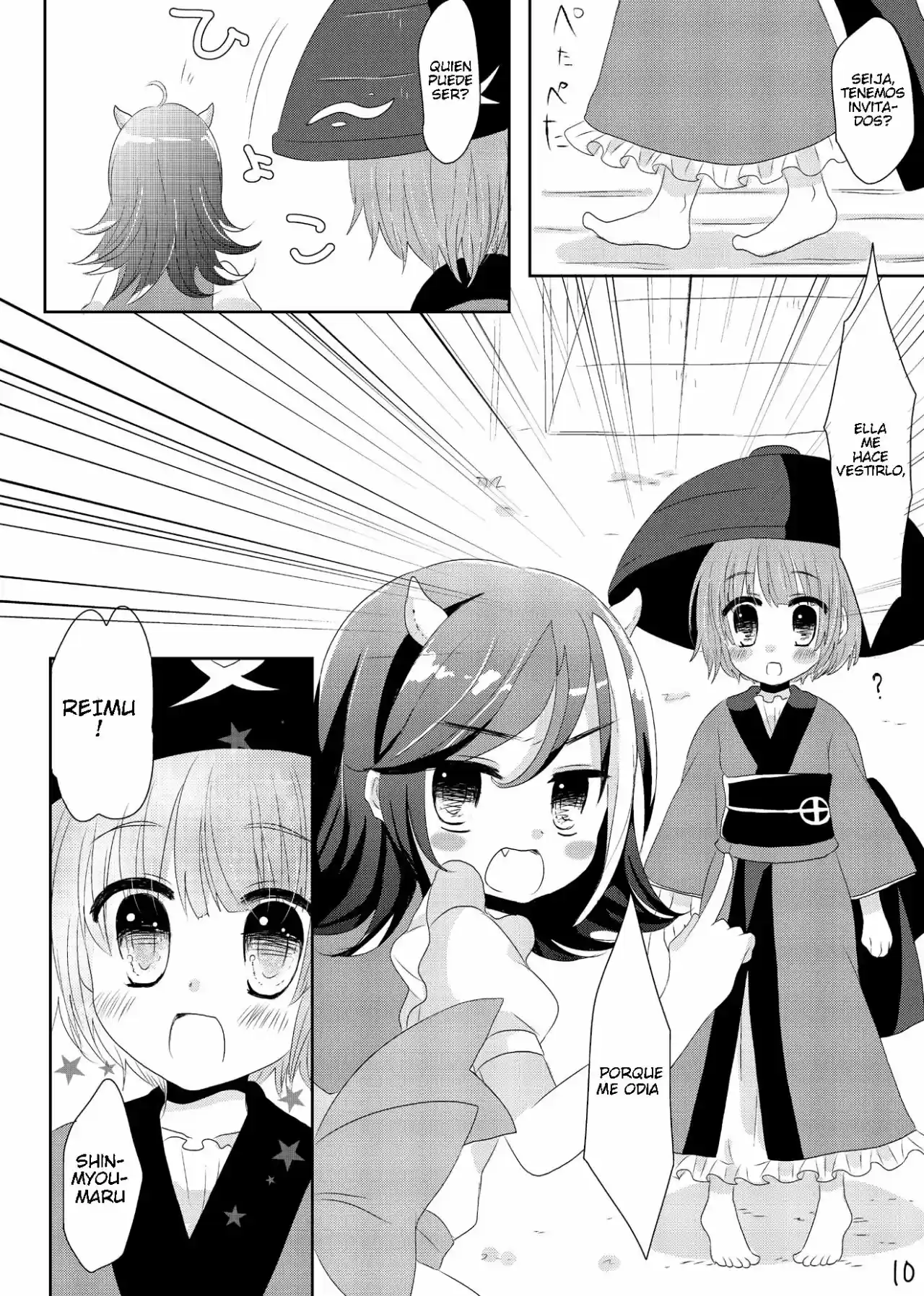 Shinyome Seija Wa Kyou Mo Ichinichi Kigen Ga Warui (Touhou Project) - Capítulo 1 - Página 8 - LectorTMOo