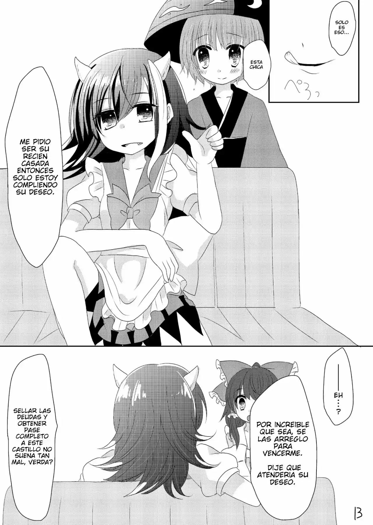 Shinyome Seija Wa Kyou Mo Ichinichi Kigen Ga Warui (Touhou Project) - Capítulo 1 - Página 11 - LectorTMOo