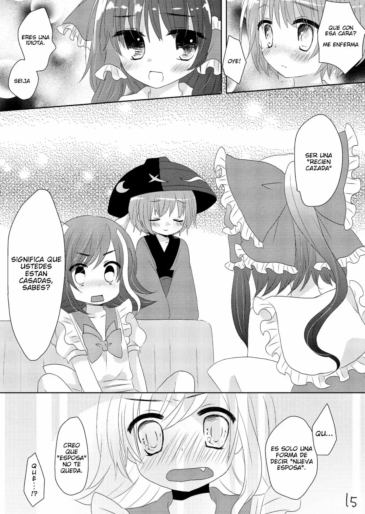 Shinyome Seija Wa Kyou Mo Ichinichi Kigen Ga Warui (Touhou Project) - Capítulo 1 - Página 13 - LectorTMOo