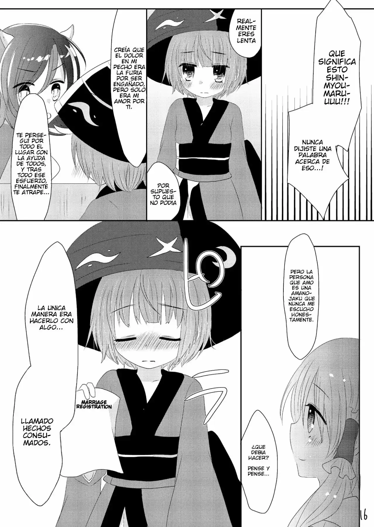 Shinyome Seija Wa Kyou Mo Ichinichi Kigen Ga Warui (Touhou Project) - Capítulo 1 - Página 14 - LectorTMOo