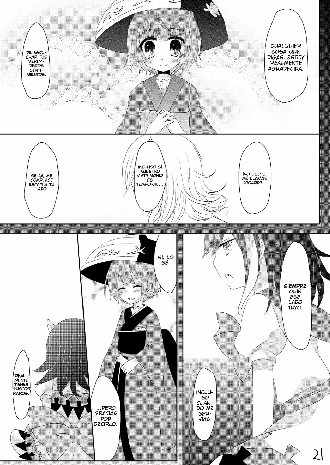 Shinyome Seija Wa Kyou Mo Ichinichi Kigen Ga Warui (Touhou Project) - Capítulo 1 - Página 19 - LectorTMOo