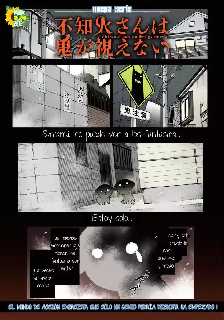 Shiranui-san Wa Oni Ga Mienai - Capítulo 1.1 - Página 1 - LectorTMOo