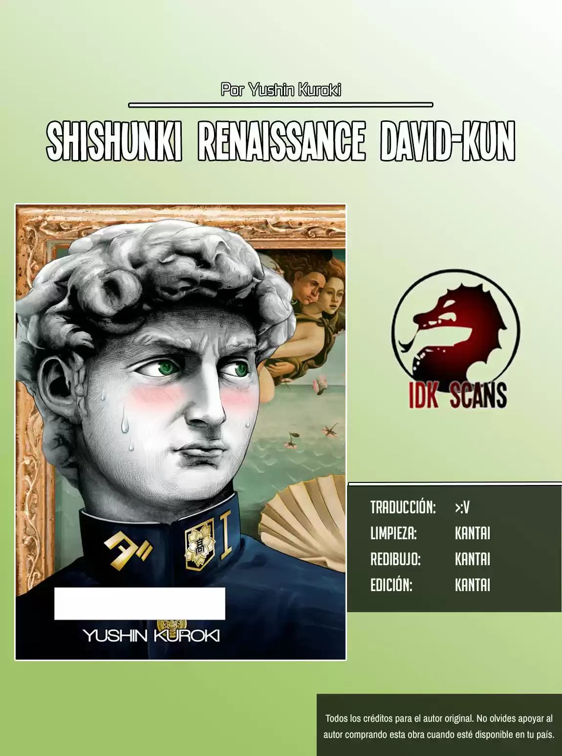 Shishunki Renaissance! David-Kun - Capítulo 3 - Página 1 - LectorTMOo