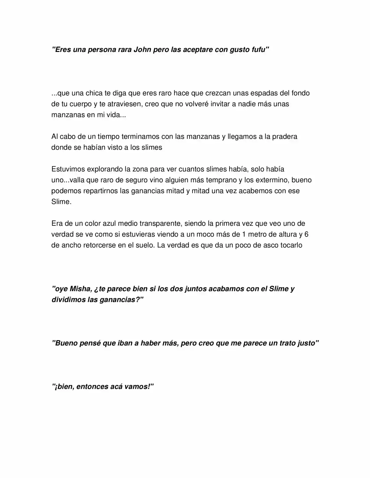 Shitai Mao Iwanaide (Novela) - Capítulo 3 - Página 4 - LectorTMOo