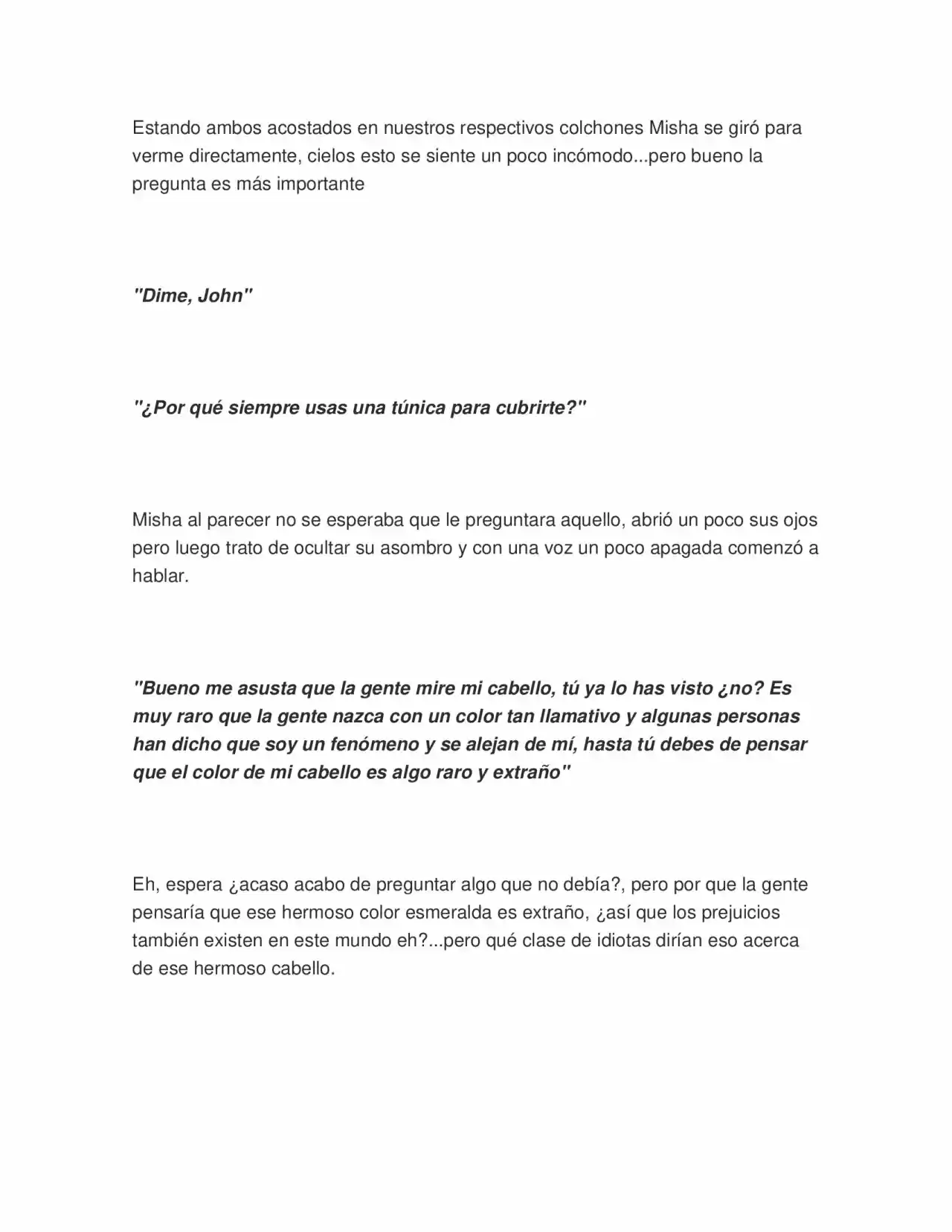Shitai Mao Iwanaide (Novela) - Capítulo 4 - Página 5 - LectorTMOo