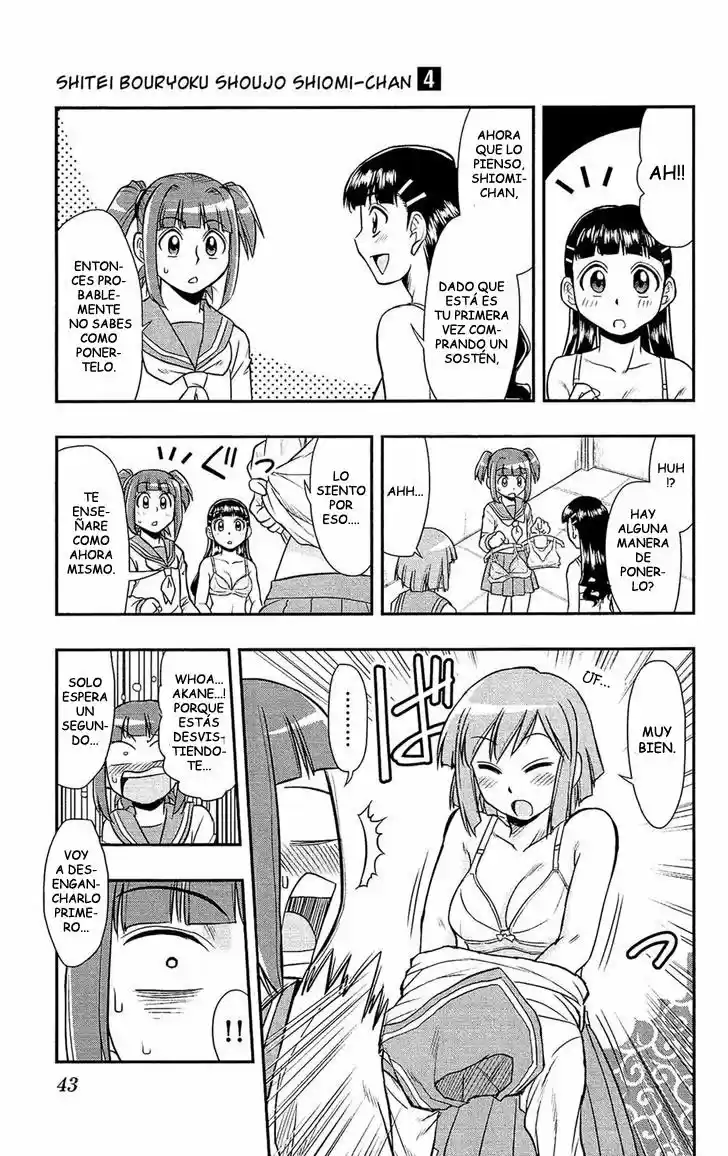 Shitei Bouryoku Shoujo Shiomi-chan - Capítulo 19 - Página 17 - LectorTMOo