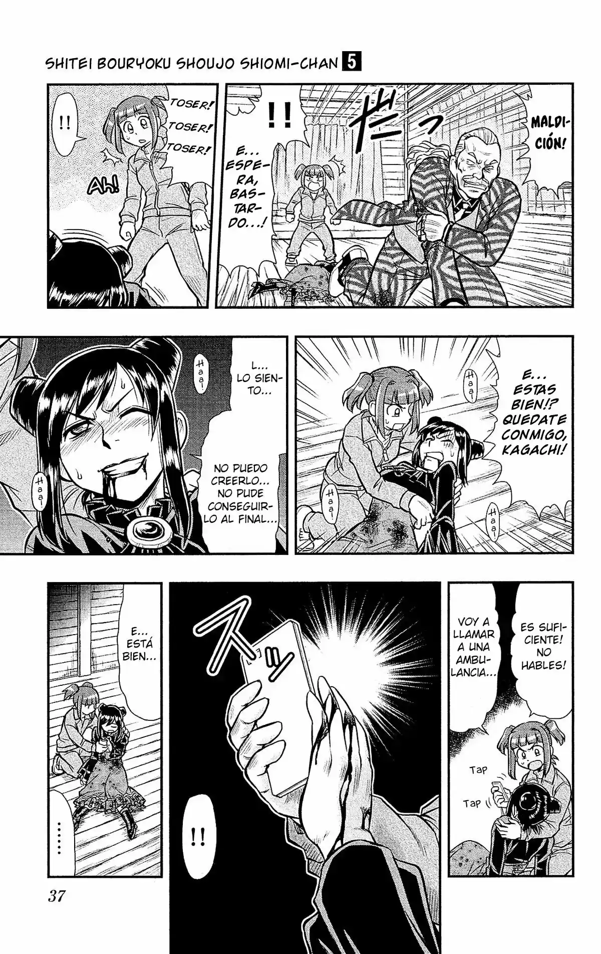 Shitei Bouryoku Shoujo Shiomi-chan - Capítulo 26 - Página 5 - LectorTMOo