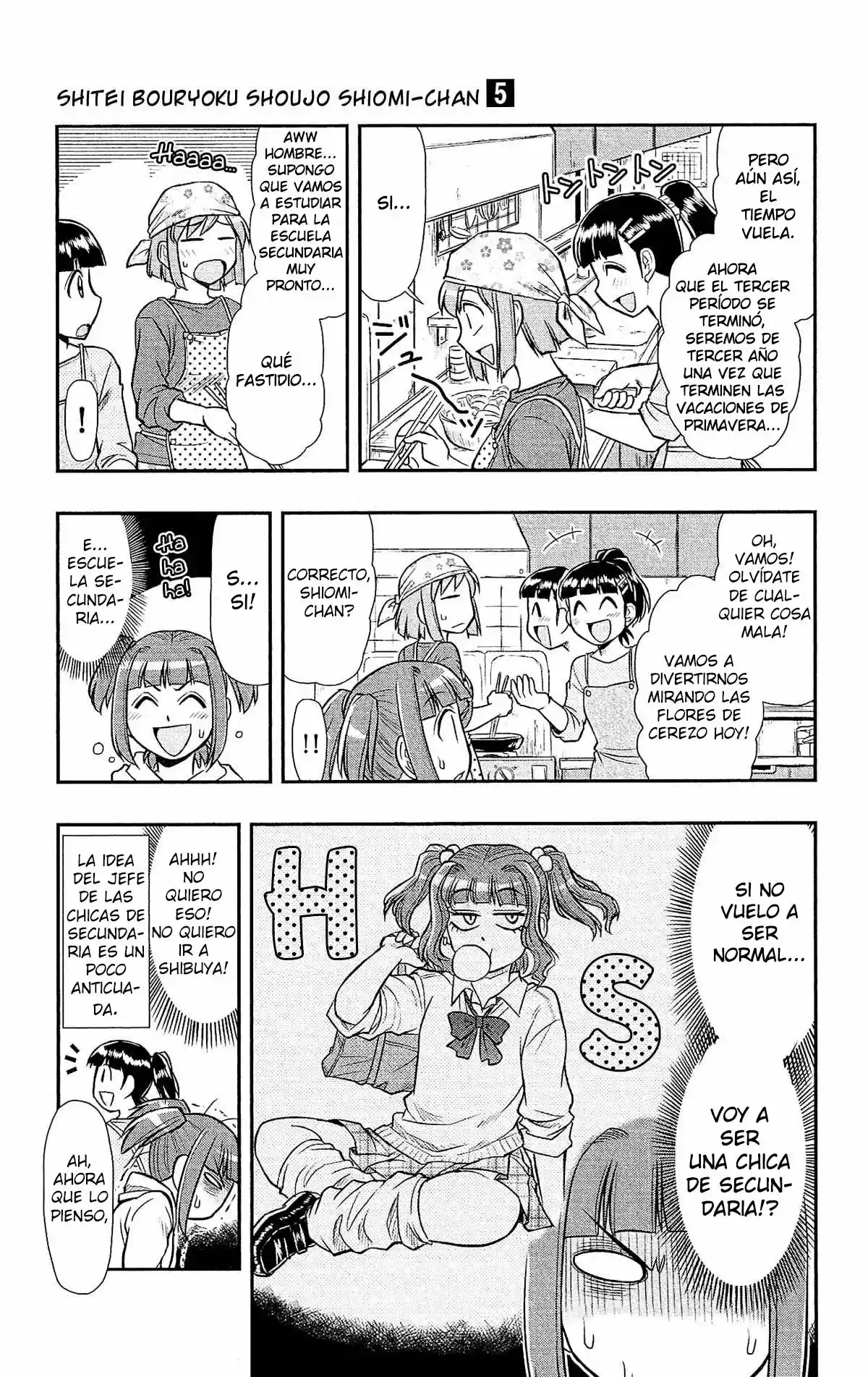 Shitei Bouryoku Shoujo Shiomi-chan - Capítulo 27 - Página 6 - LectorTMOo