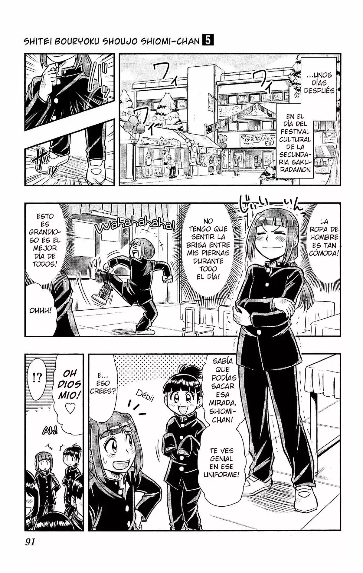 Shitei Bouryoku Shoujo Shiomi-chan - Capítulo 28 - Página 11 - LectorTMOo