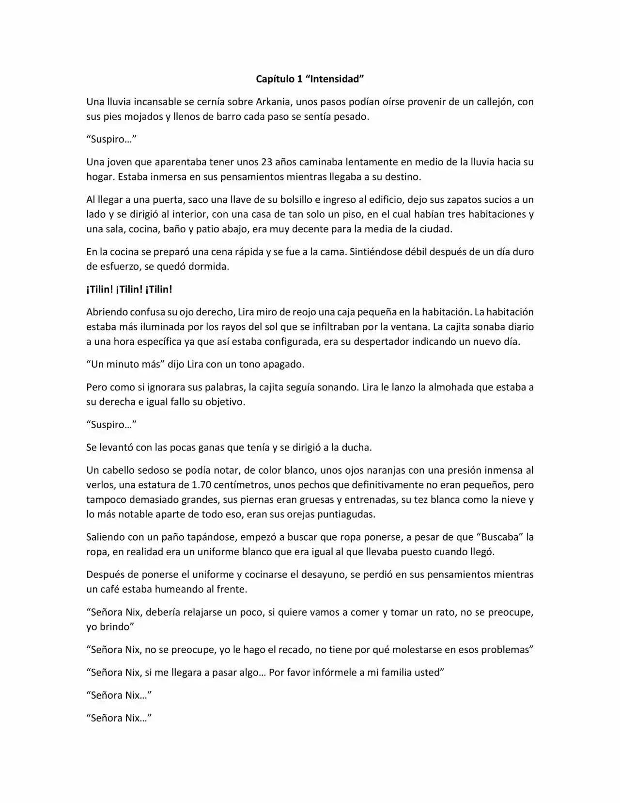 Shizens (Novela) - Capítulo 1 - Página 1 - LectorTMOo