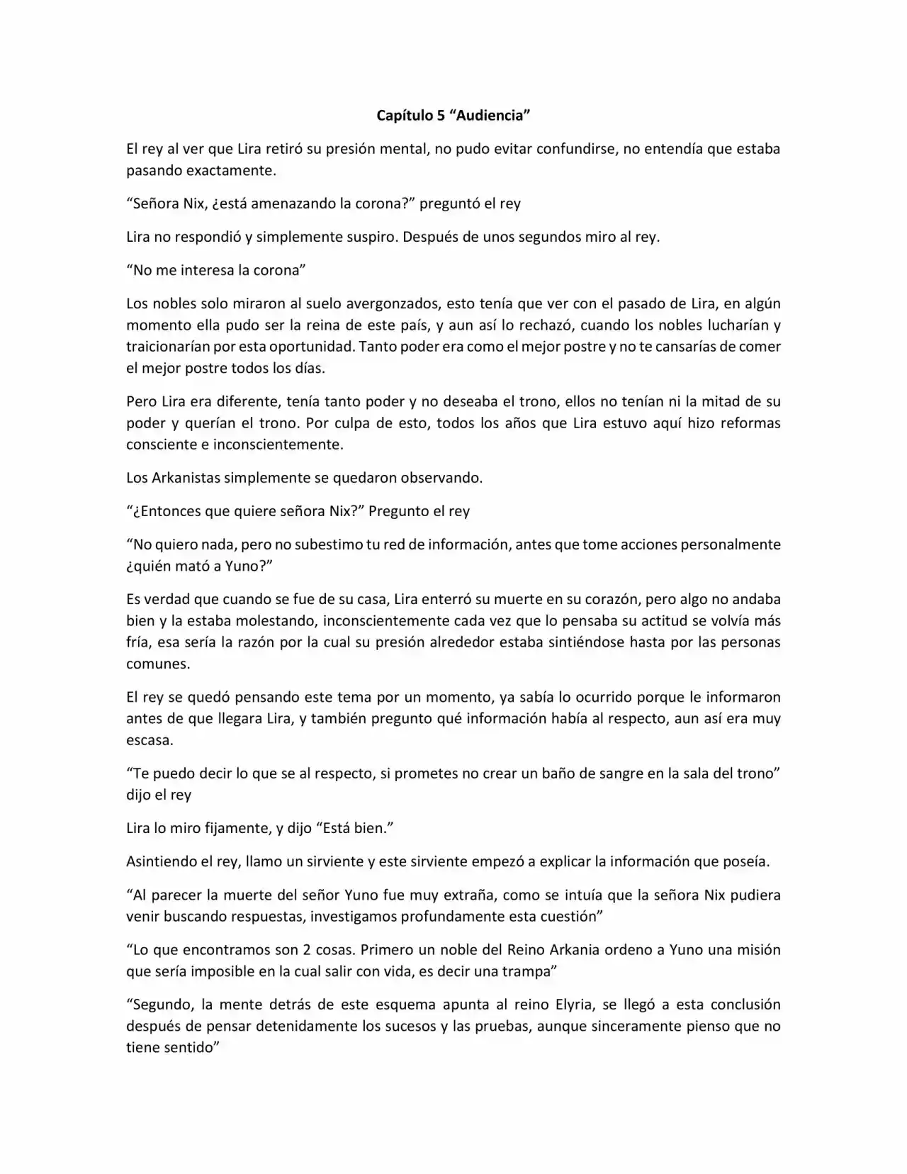 Shizens (Novela) - Capítulo 5 - Página 1 - LectorTMOo