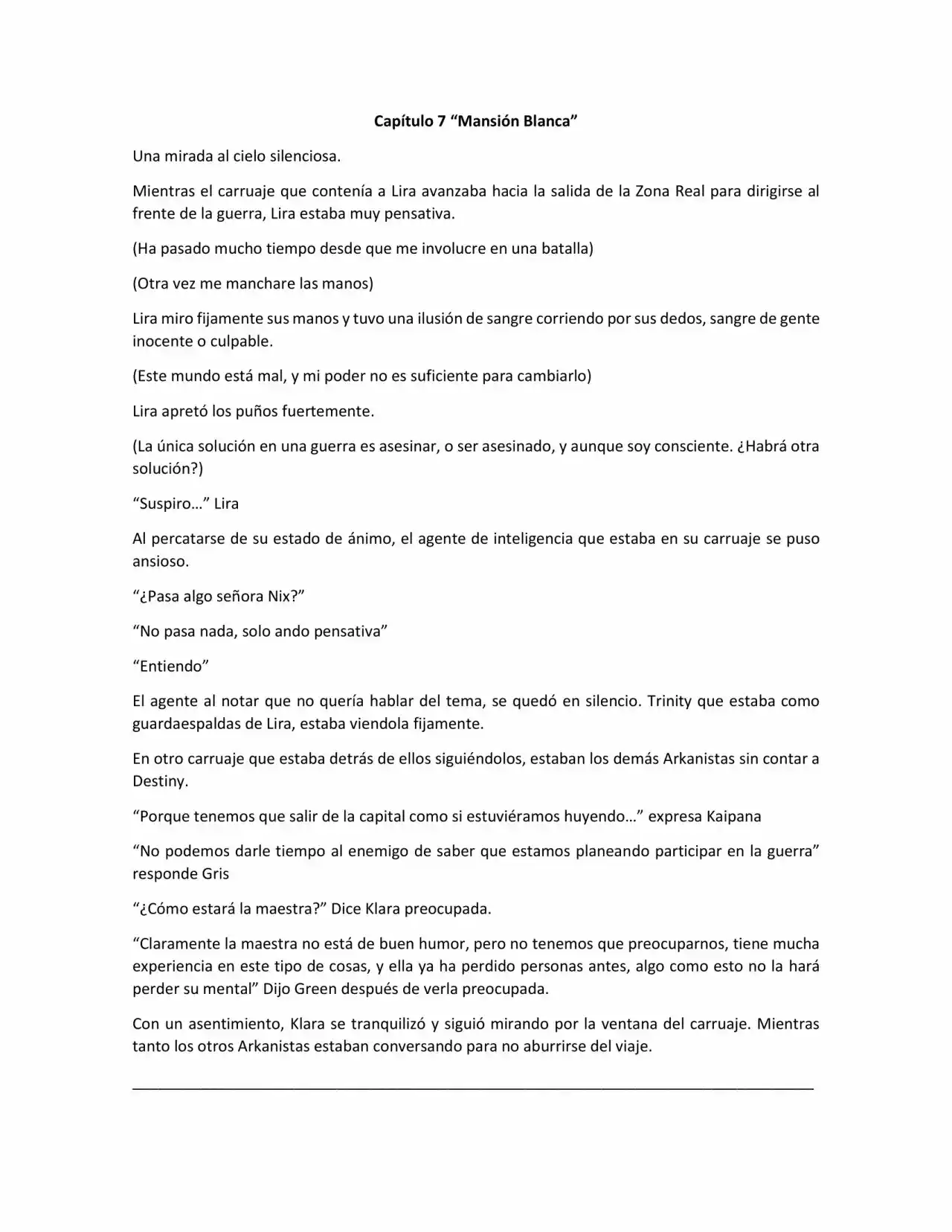 Shizens (Novela) - Capítulo 7 - Página 1 - LectorTMOo