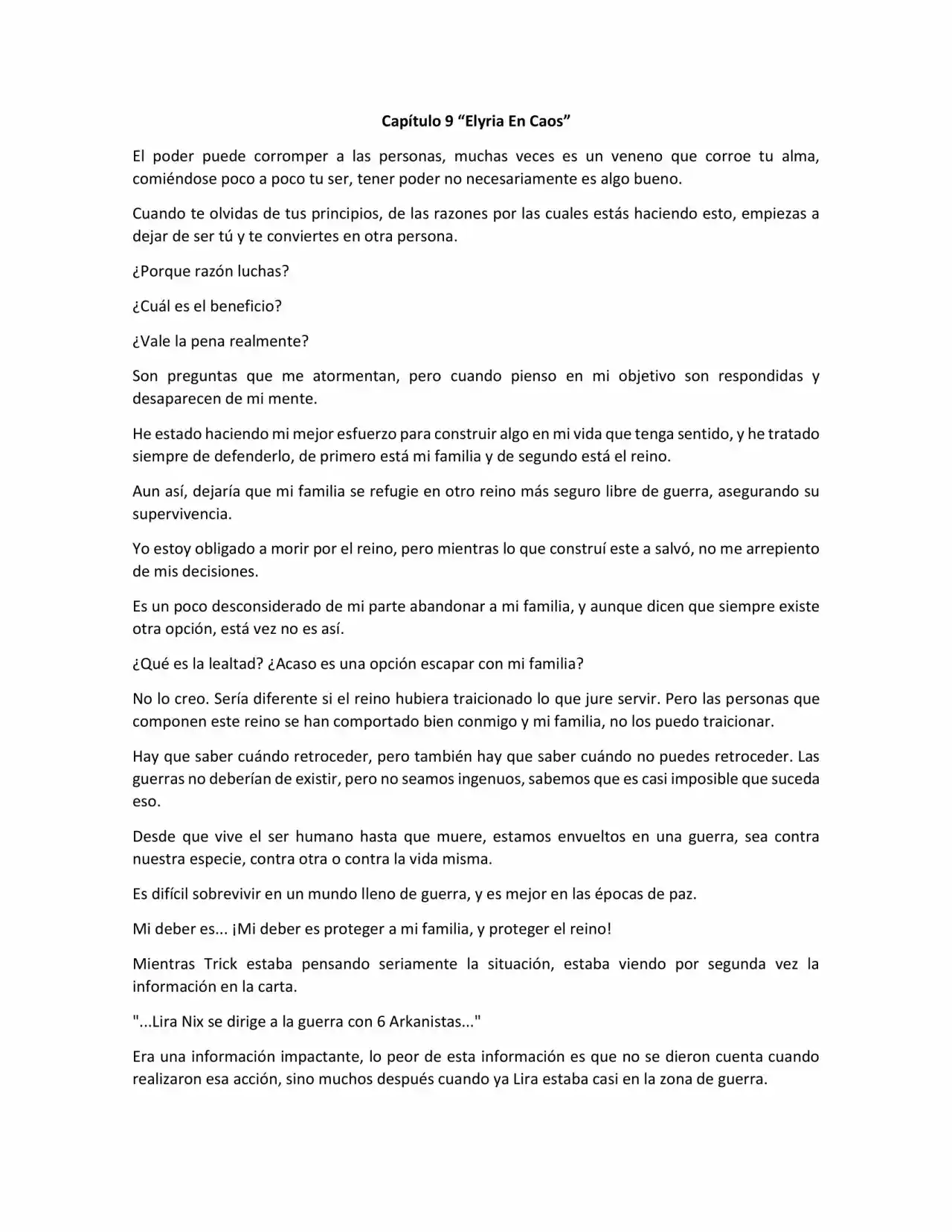 Shizens (Novela) - Capítulo 9 - Página 1 - LectorTMOo