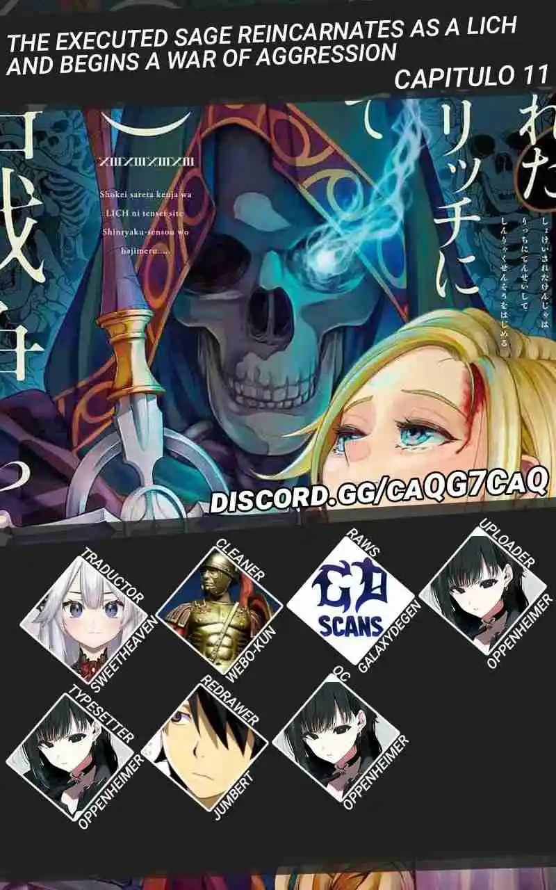 Shokei Sareta Kenja Wa Lich Ni Tensei Shite Shinryaku Sensou Wo Hajimaru - Capítulo 11 - Página 1 - LectorTMOo