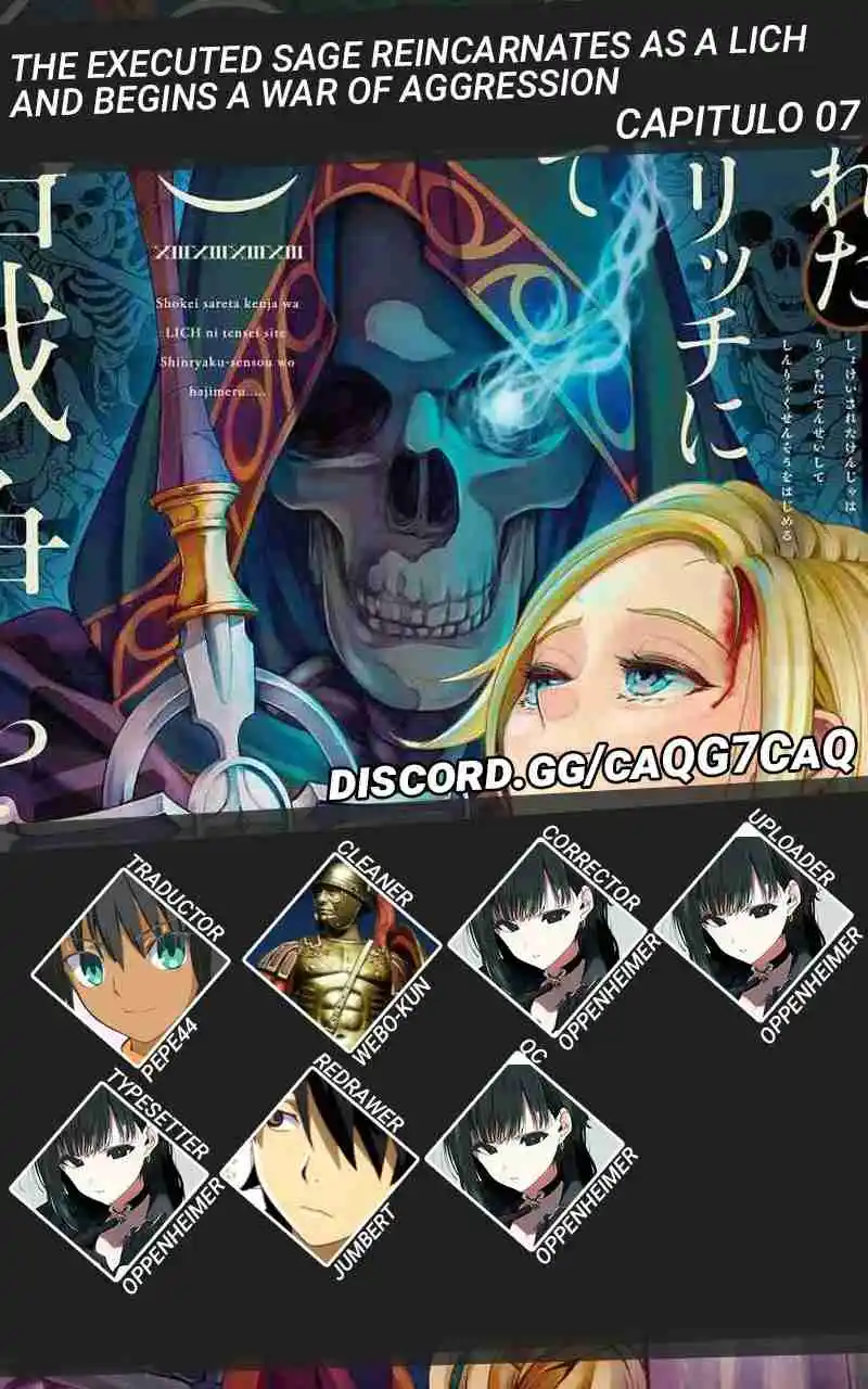 Shokei Sareta Kenja Wa Lich Ni Tensei Shite Shinryaku Sensou Wo Hajimaru - Capítulo 7 - Página 1 - LectorTMOo