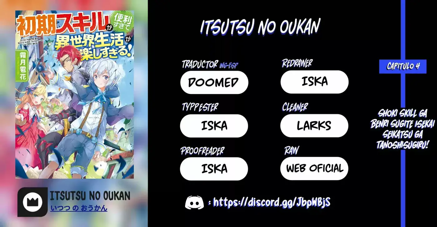 Shoki Skill Ga Benri Sugite Isekai Seikatsu Ga Tanoshisugiru! - Capítulo 4 - Página 1 - LectorTMOo