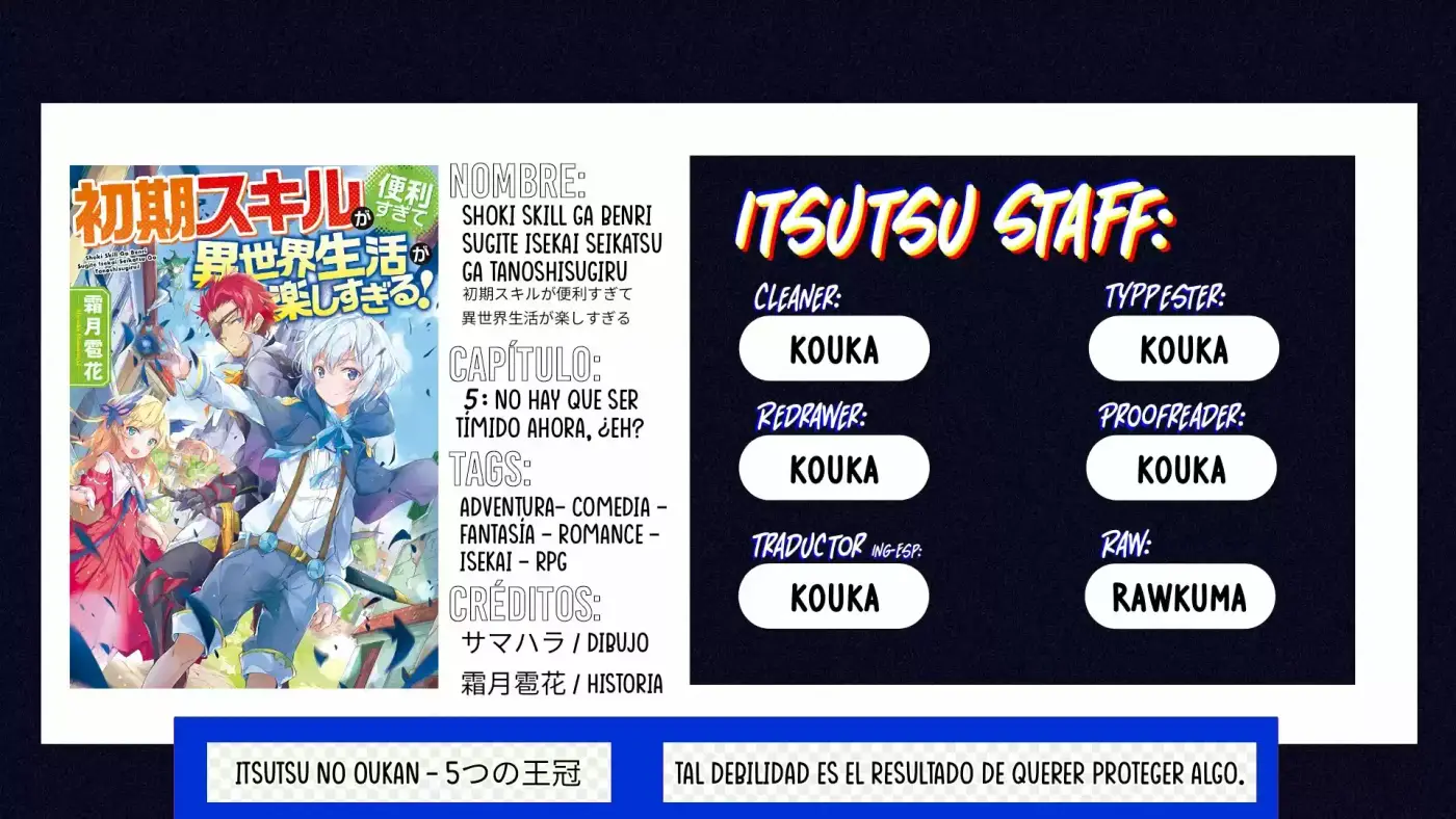 Shoki Skill Ga Benri Sugite Isekai Seikatsu Ga Tanoshisugiru! - Capítulo 5 - Página 1 - LectorTMOo