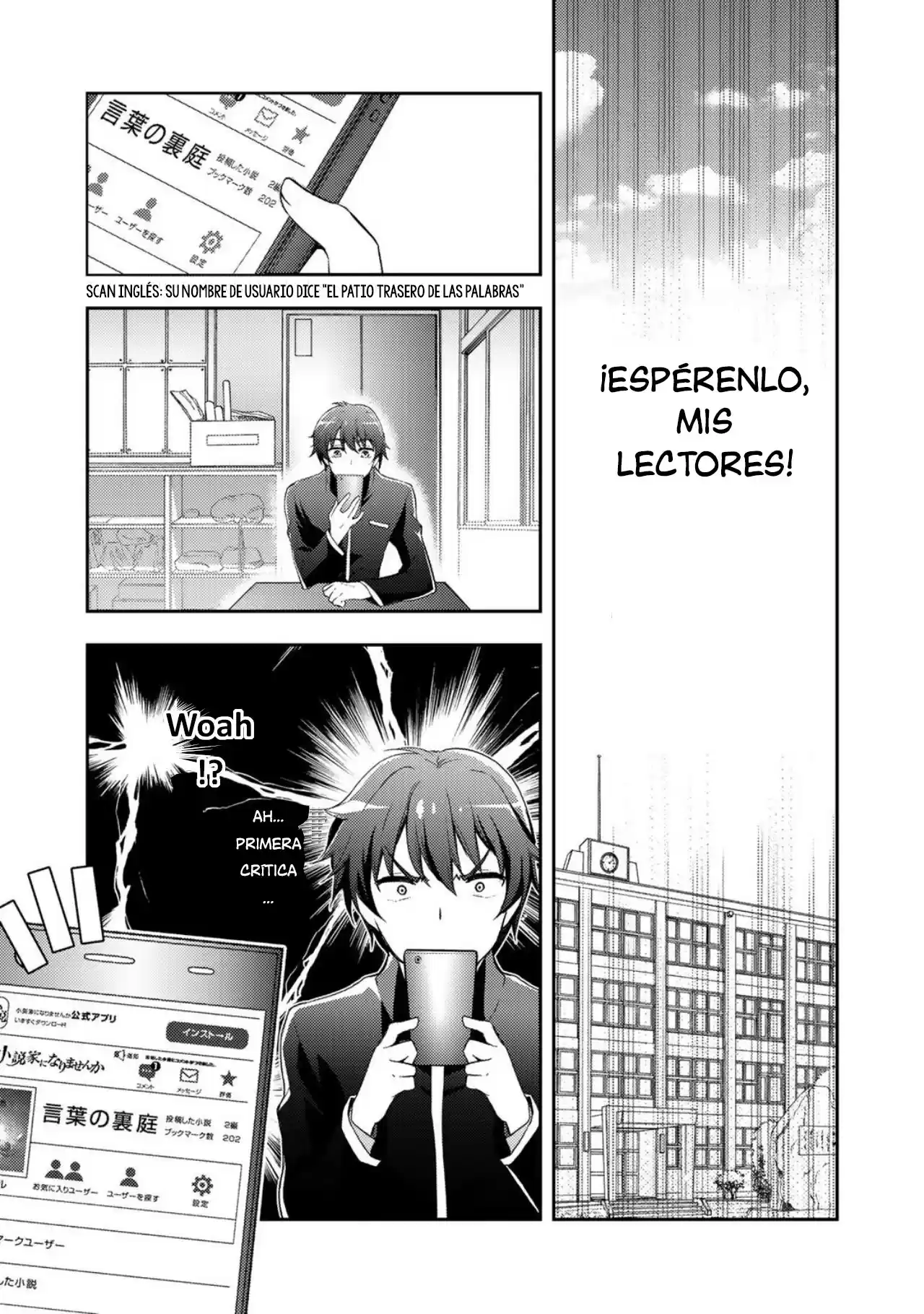 Shousetsu Toukou Saito O Riyou Shite Itara, Kurasu No Bishoujo Ga Dokushadatta - Capítulo 1 - Página 10 - LectorTMOo